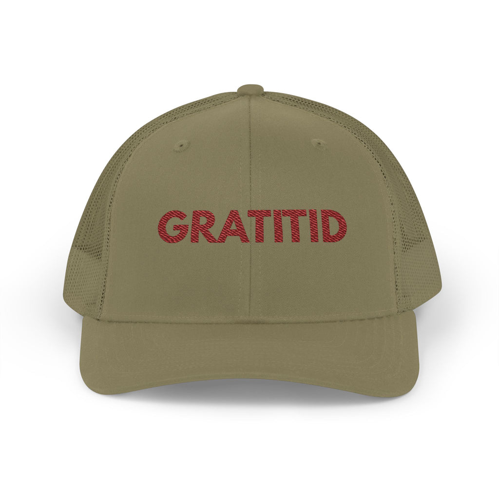 "GRATITID" Snapback Trucker Cap Design by CHENÈT