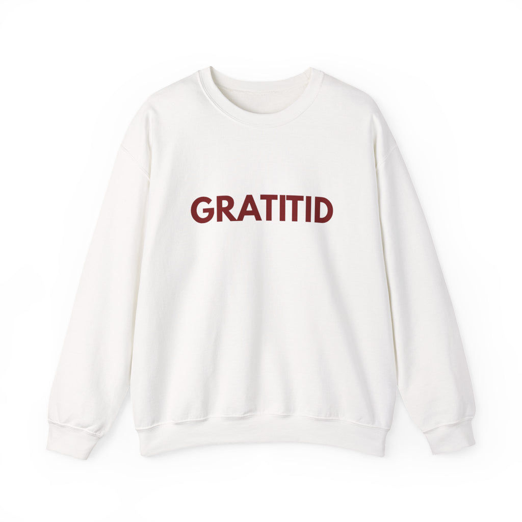 "GRATITID 1012" Crewneck Sweatshirt - Design by CHENÈT