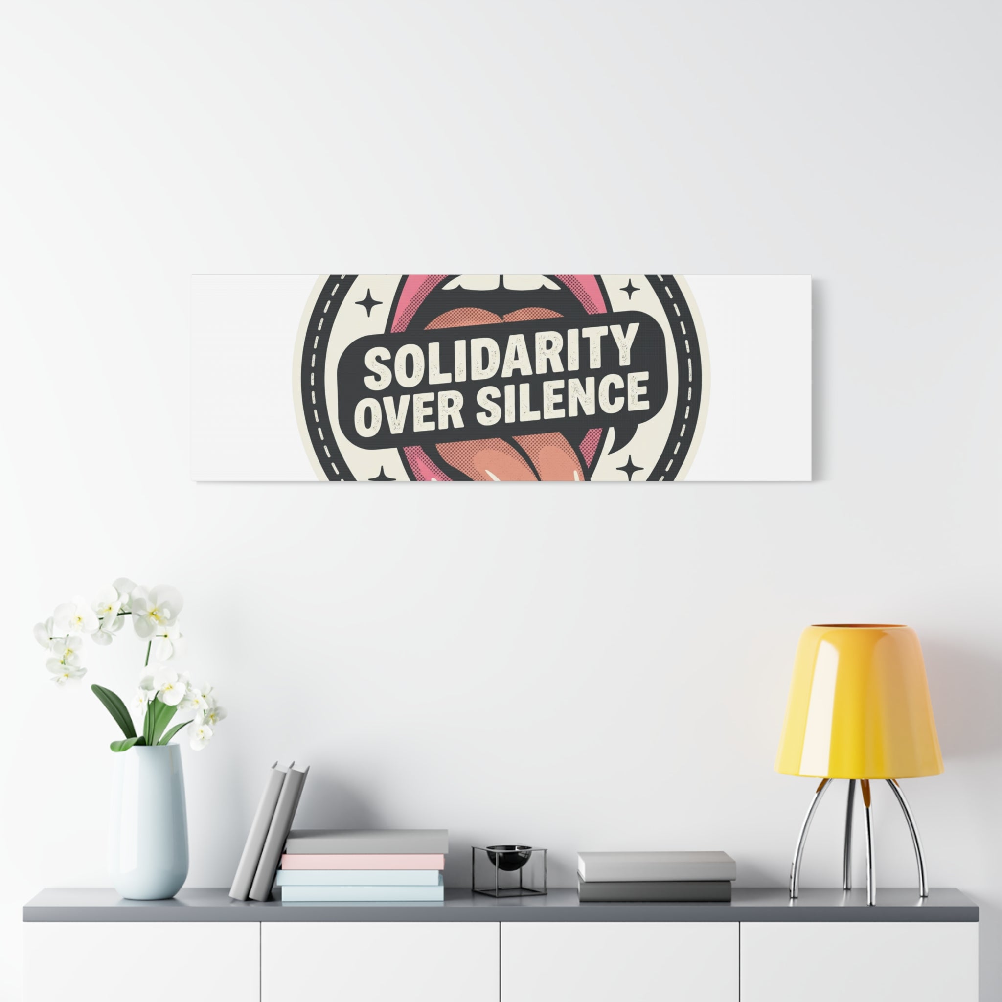 Solidarity Over Silence Canvas | Design By CHENÈT