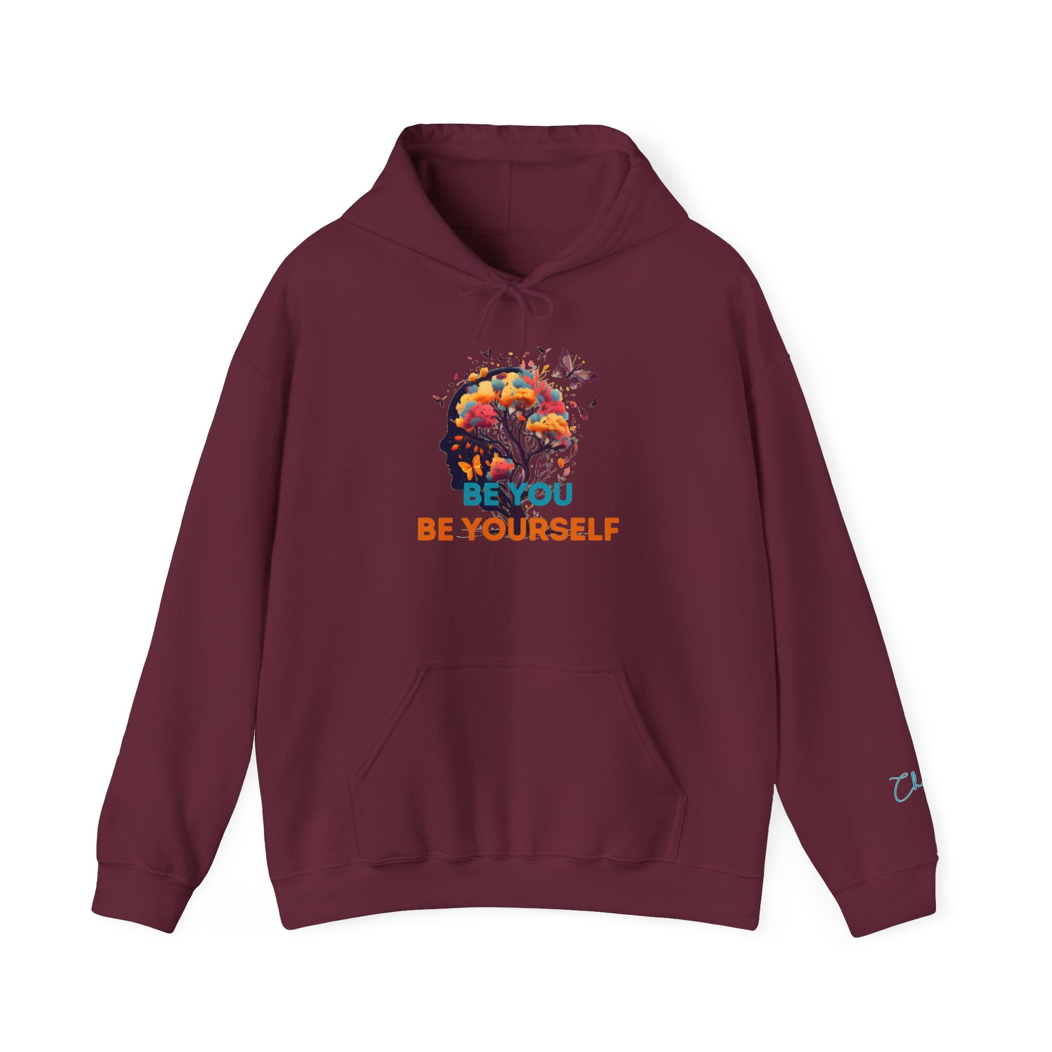 "BY-BY" Hoodie - Unisex Colorful Tree Graphic Design by CHENÈT