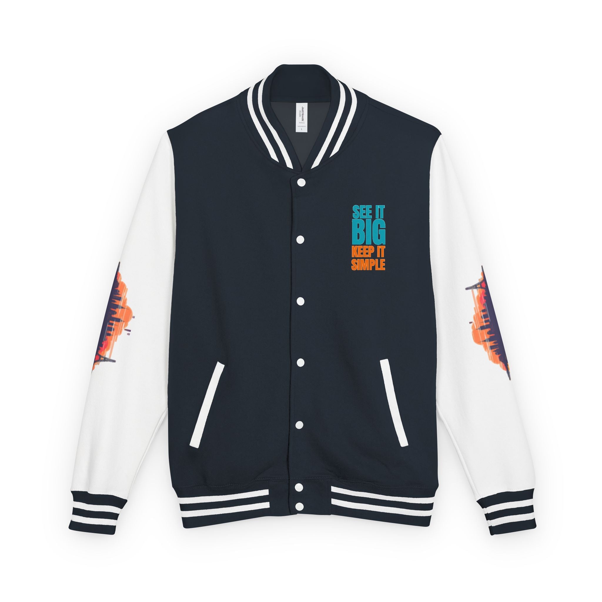 SIB-KIS Unisex Heavyweight Letterman Jacket Design by CHENÈT