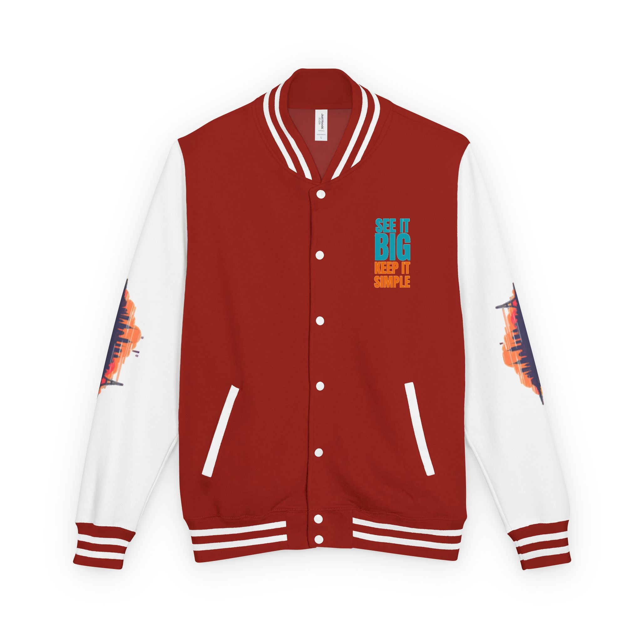 SIB-KIS Unisex Heavyweight Letterman Jacket Design by CHENÈT