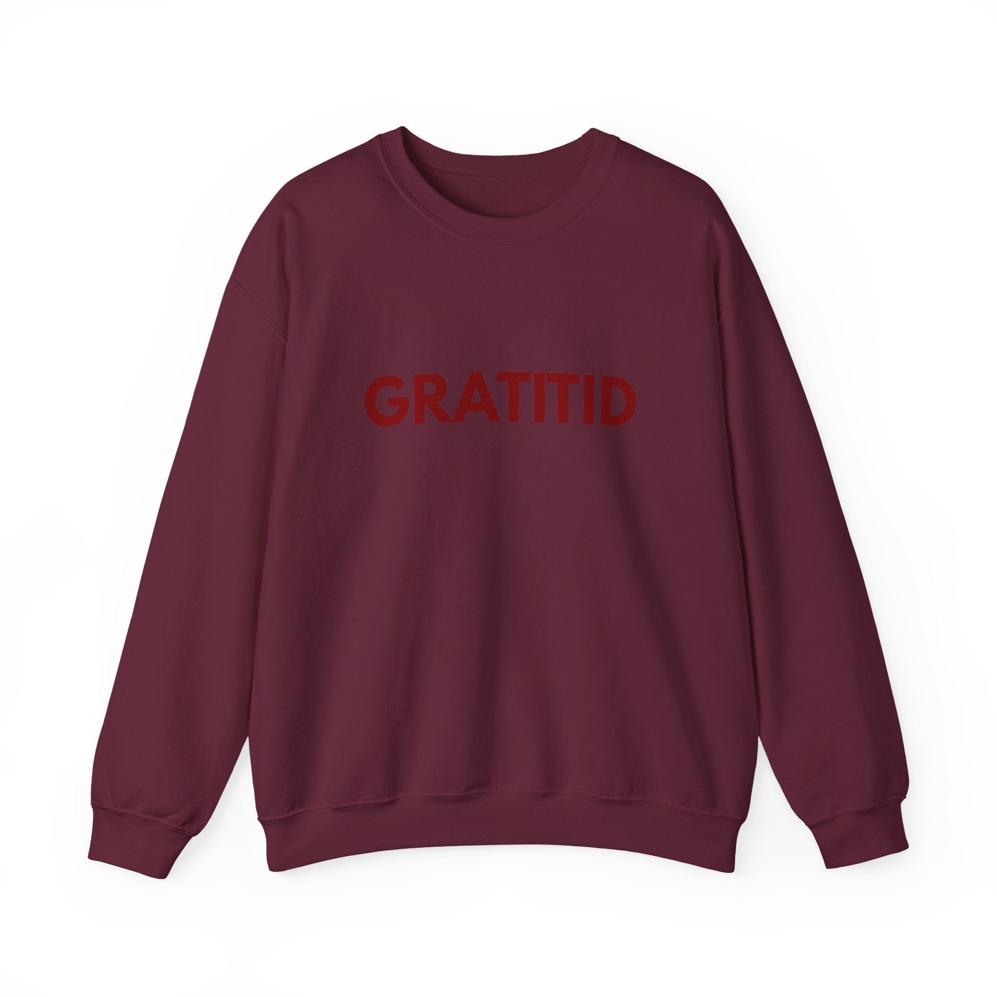 "GRATITID 1012" Crewneck Sweatshirt - Design by CHENÈT