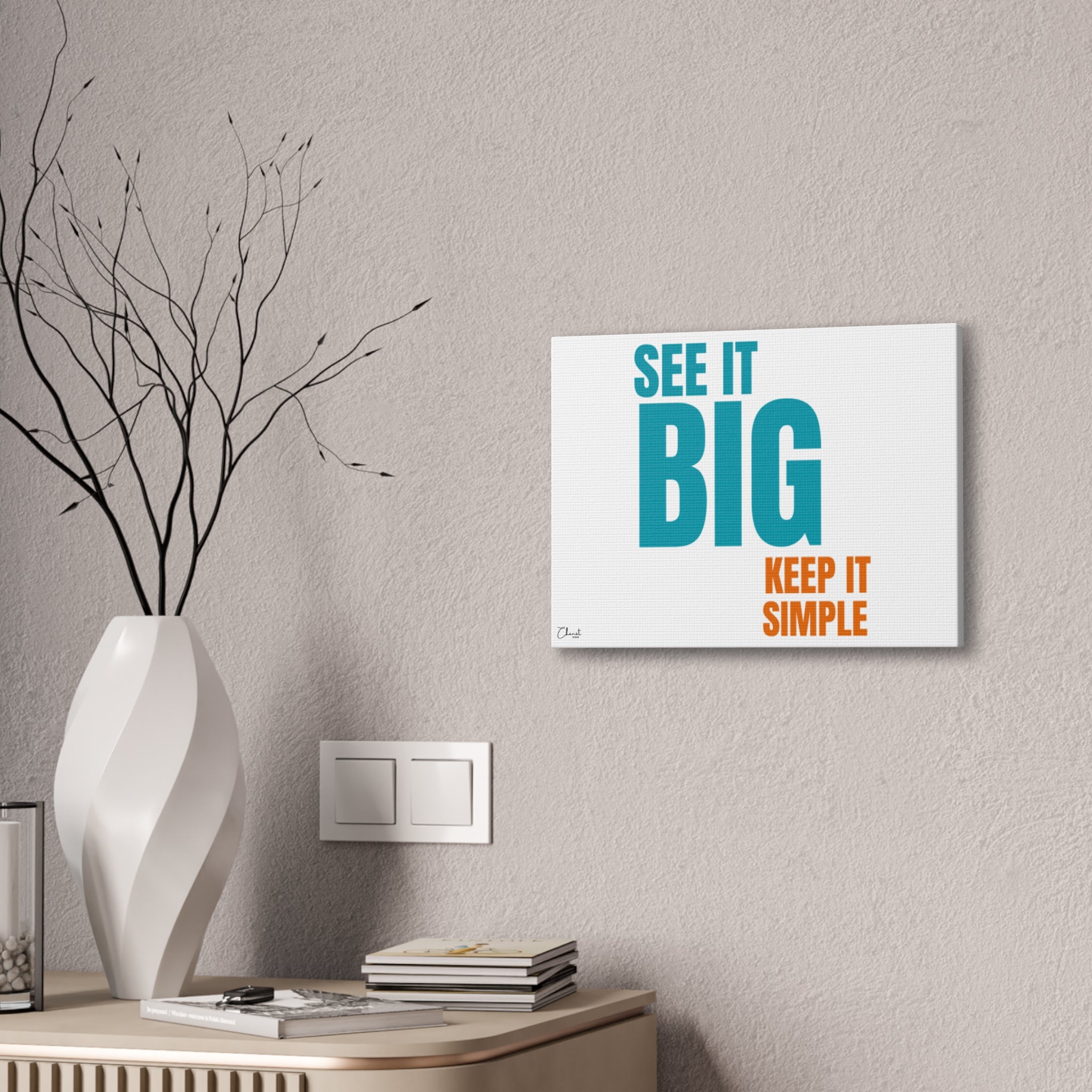 SIB-KIS Motivational Canvas Art Design By CHENÈT