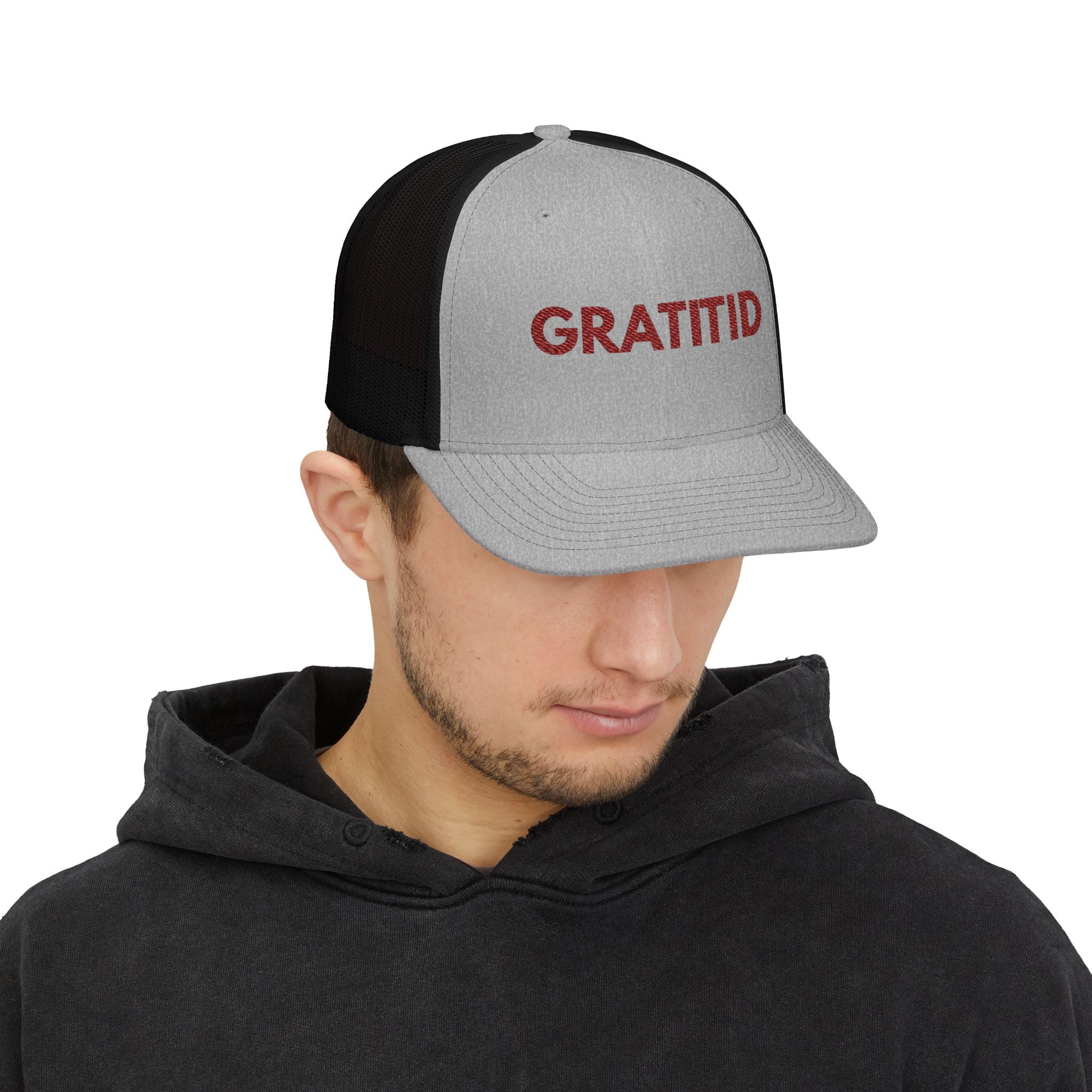 "GRATITID" Snapback Trucker Cap Design by CHENÈT