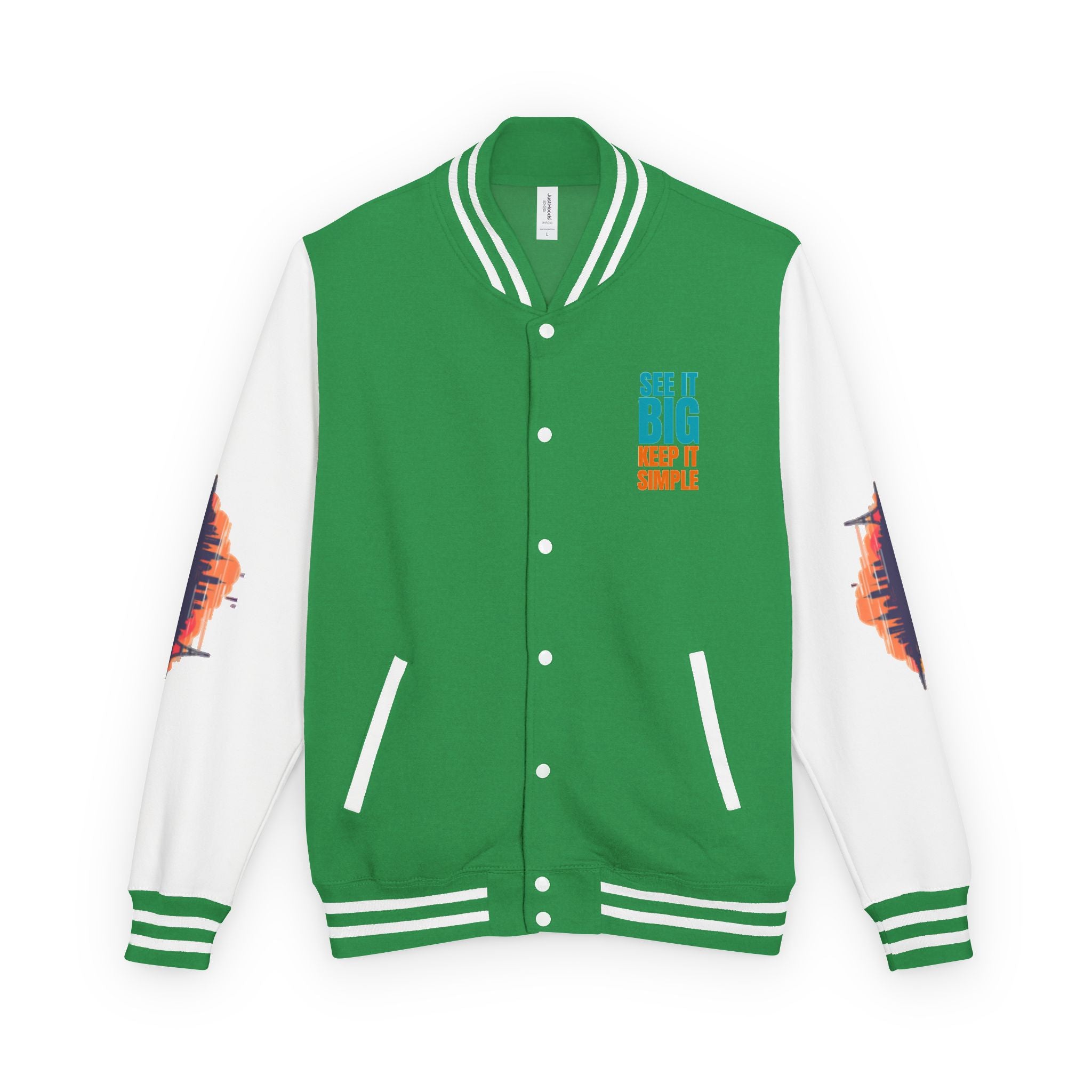 SIB-KIS Unisex Heavyweight Letterman Jacket Design by CHENÈT