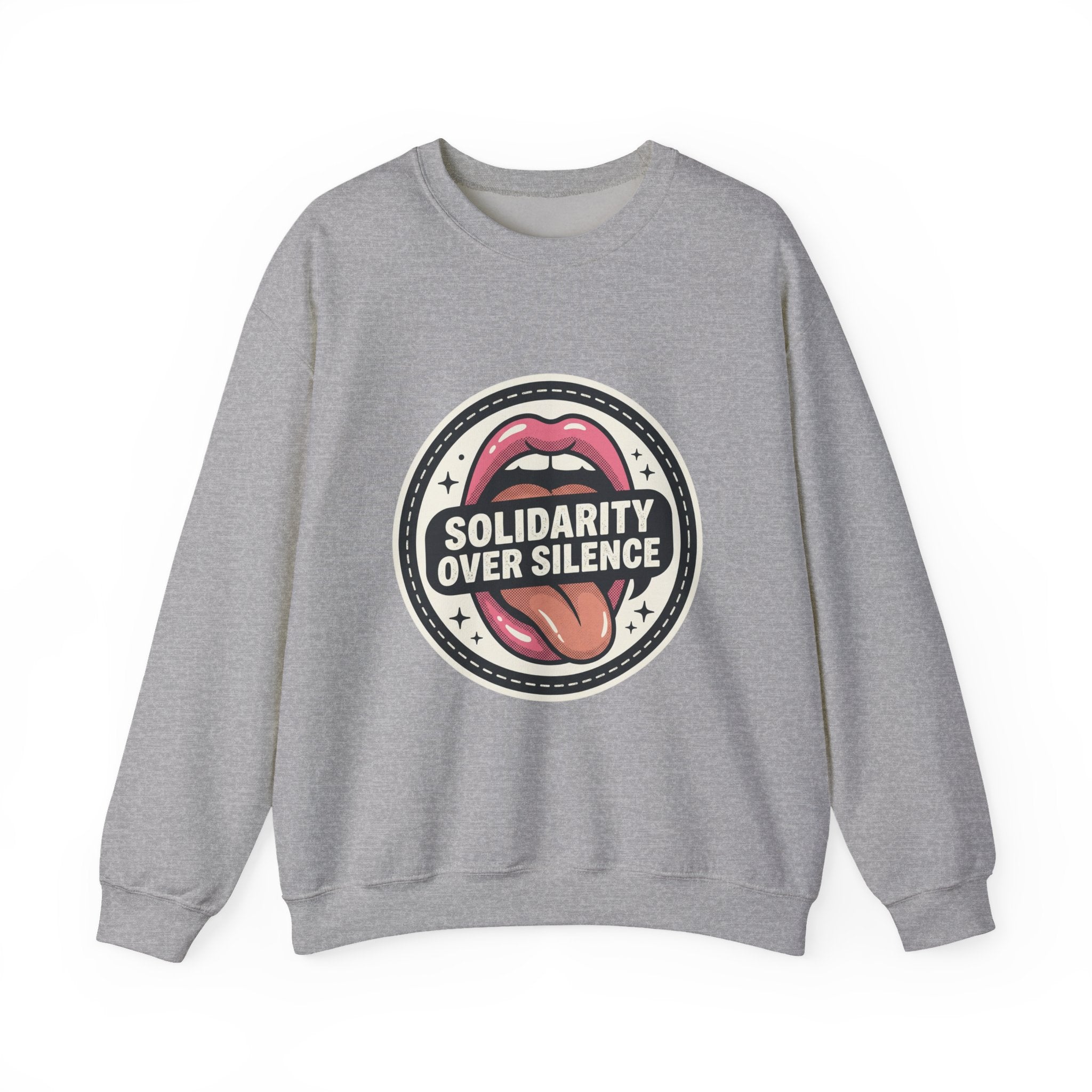 Solidarity Over Silence Crewneck Sweatshirt | Design By CHENÈT