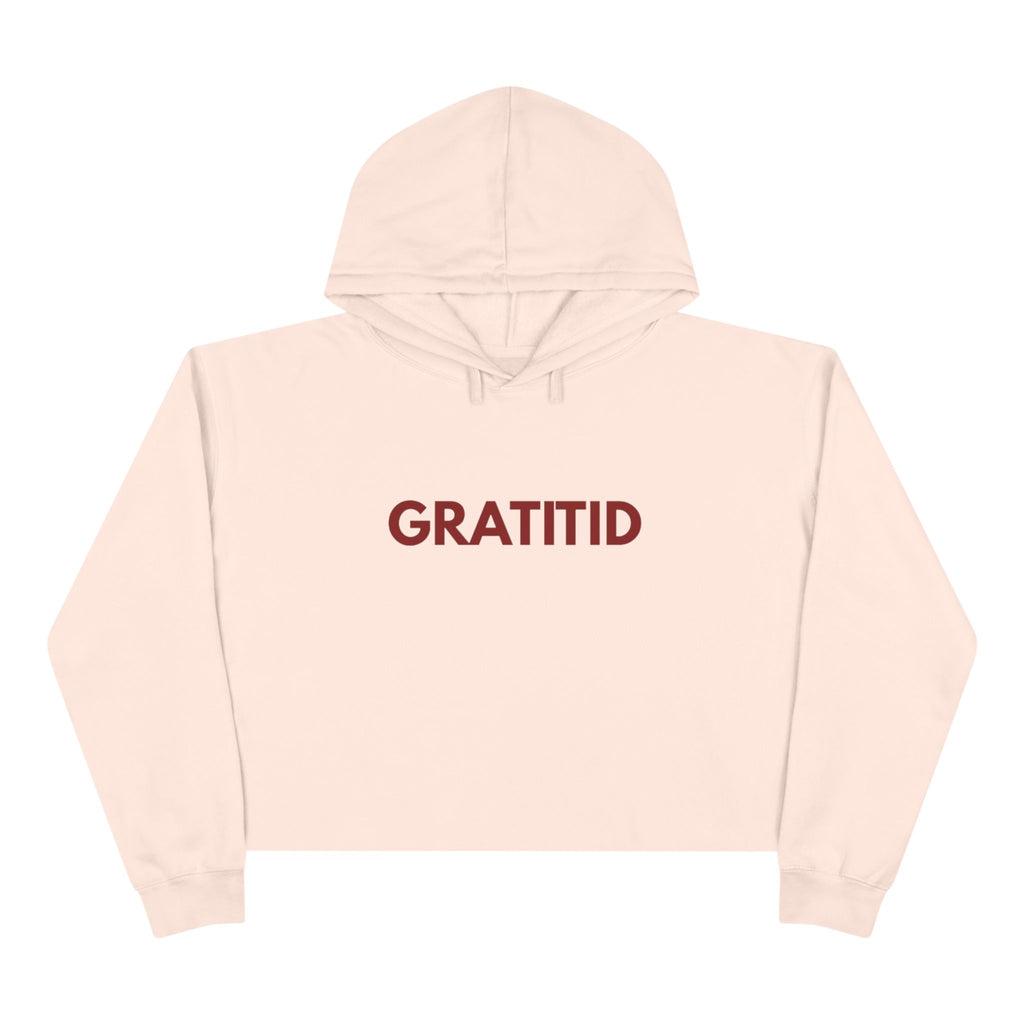 "GRATITID 0108" Crop Hoodie Design by CHENÈT