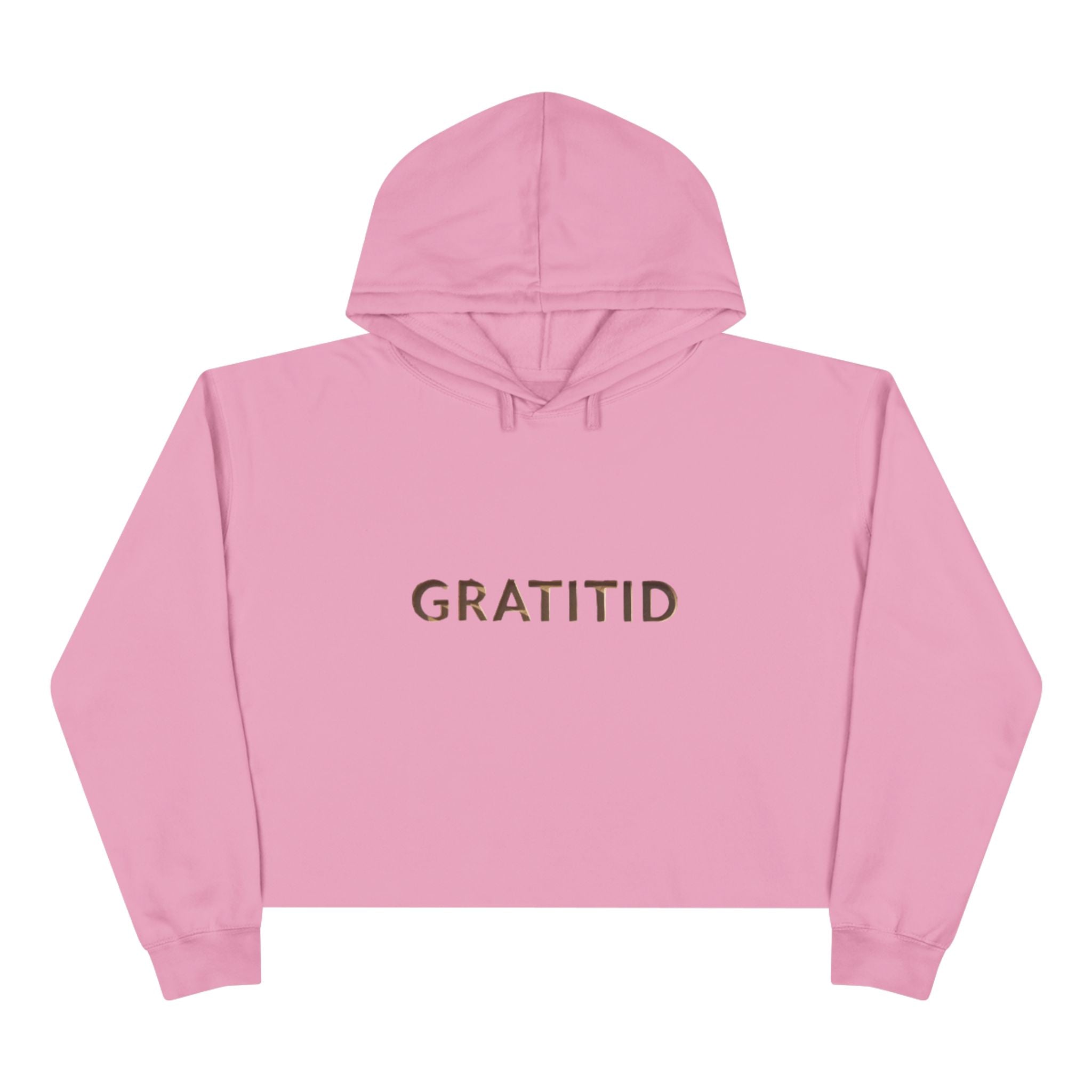 "GRATITID 1012" Crop Hoodie Design by CHENÈT