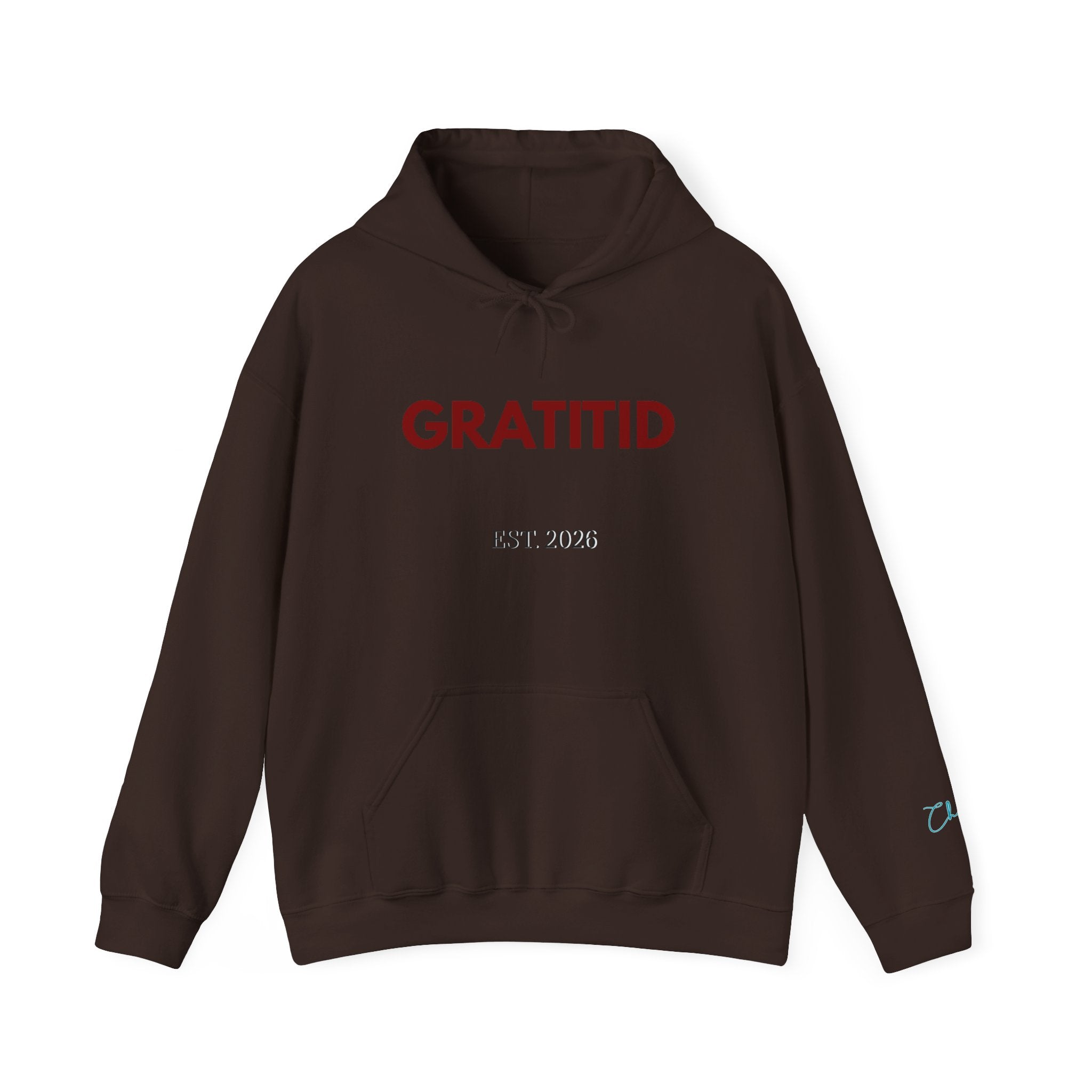 "GRATITID 1012" Hoodie - Unisex Heavy Blend Design by CHENÈT