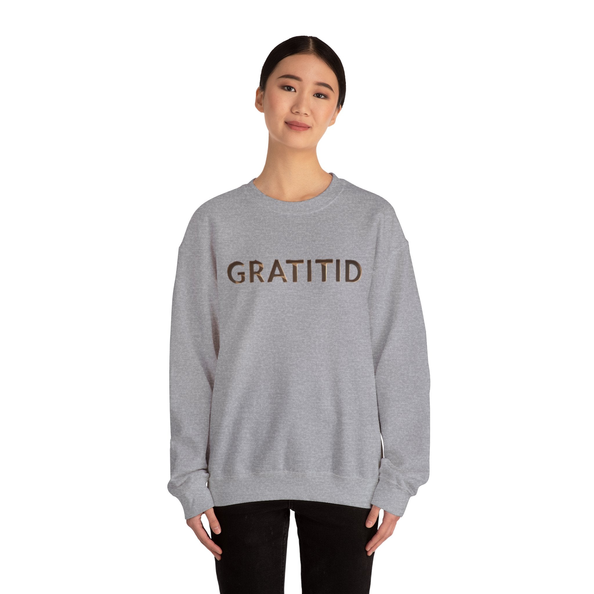 "GRATITID 1221" Crewneck Sweatshirt - Design by CHENÈT