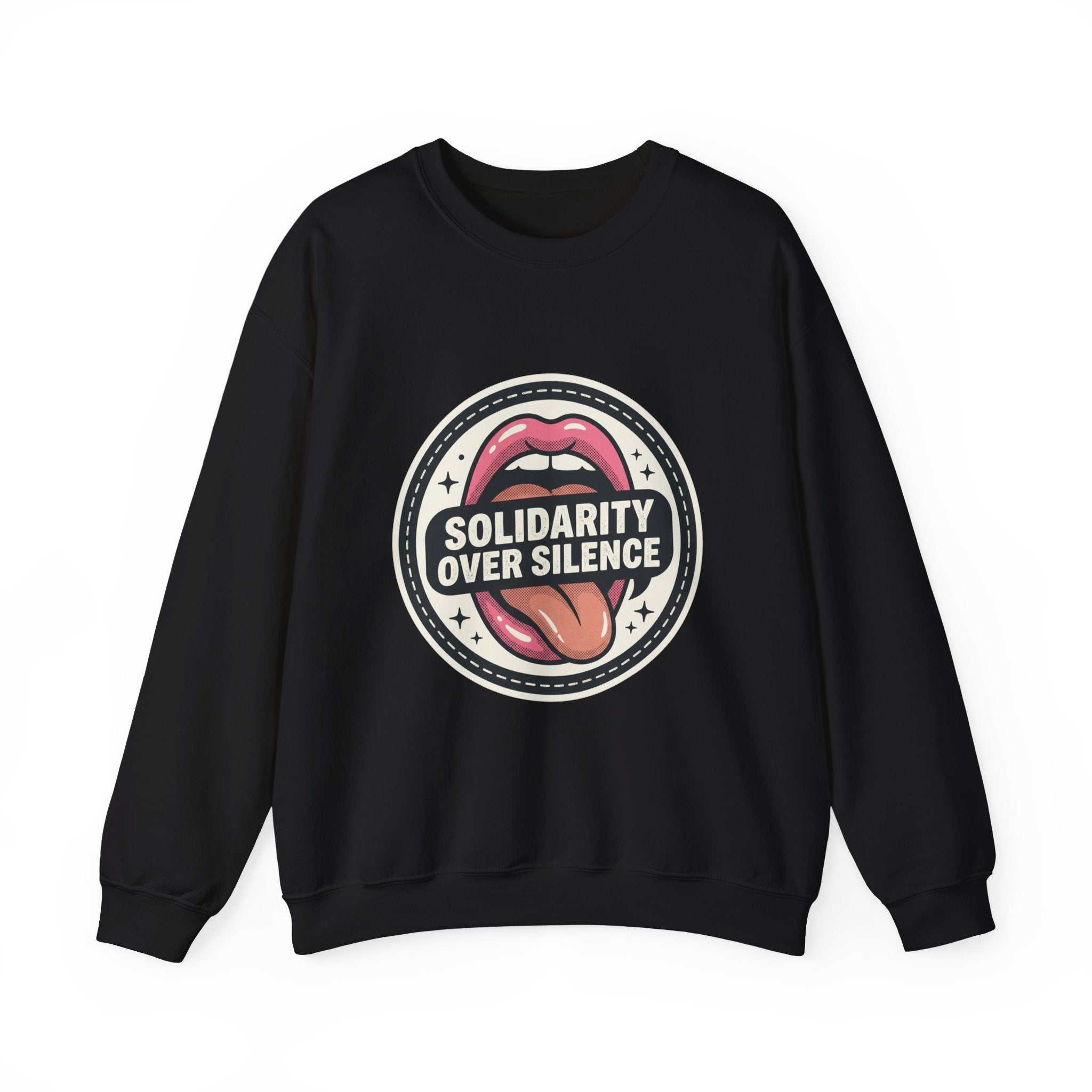 Solidarity Over Silence Crewneck Sweatshirt | Design By CHENÈT