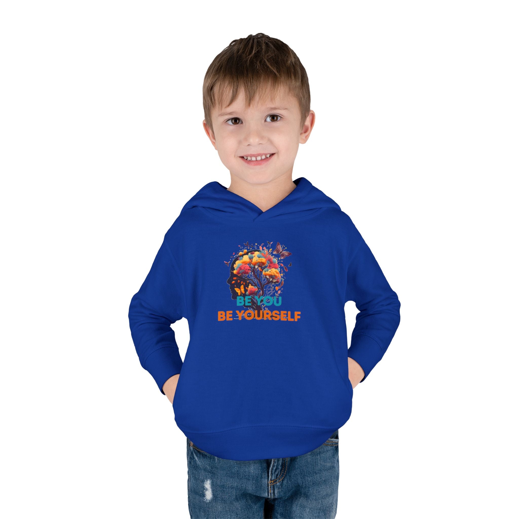 "BY-BY 1221  " Toddler Hoodie Colorful Tree Graphic Design by CHENÈT