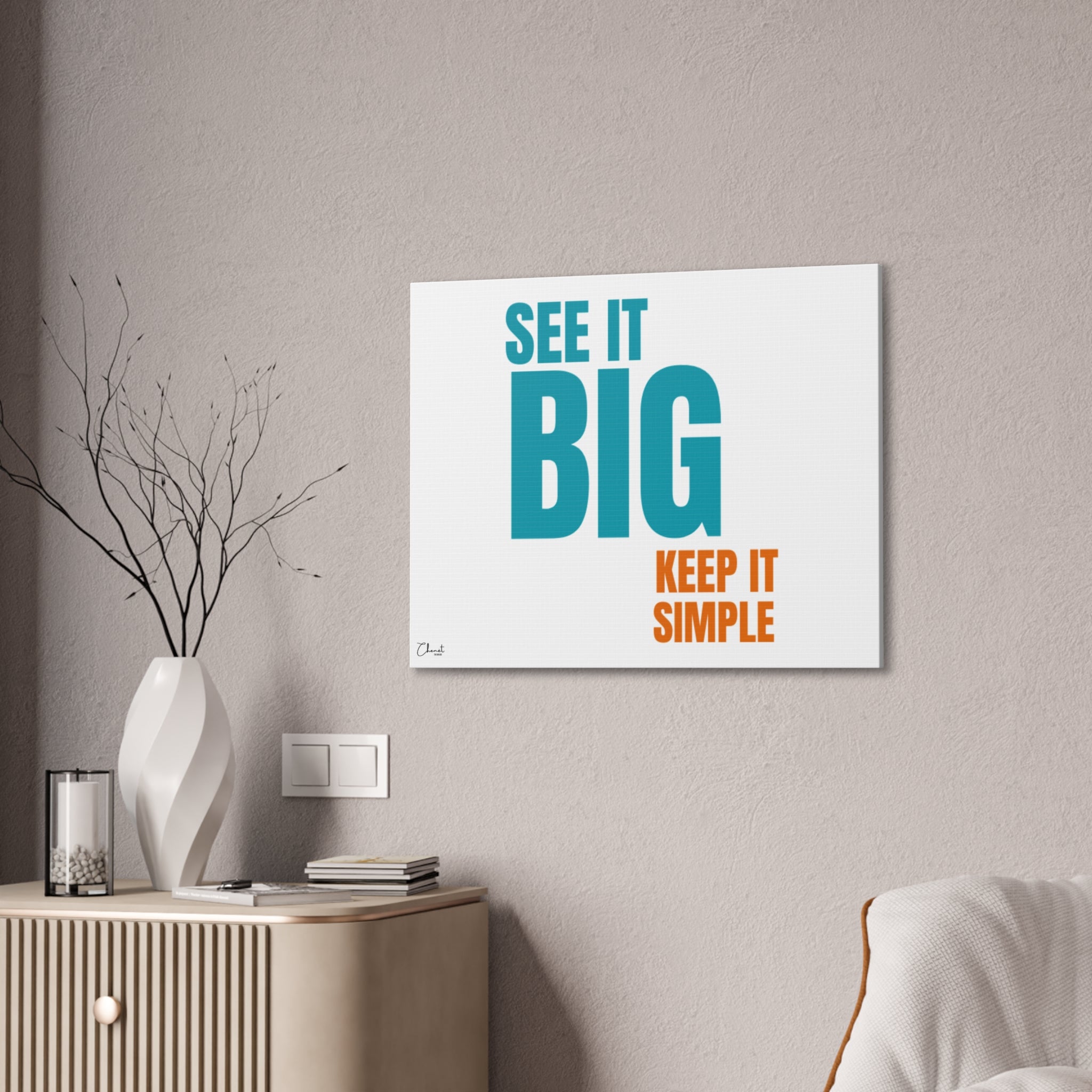 SIB-KIS Motivational Canvas Art Design By CHENÈT