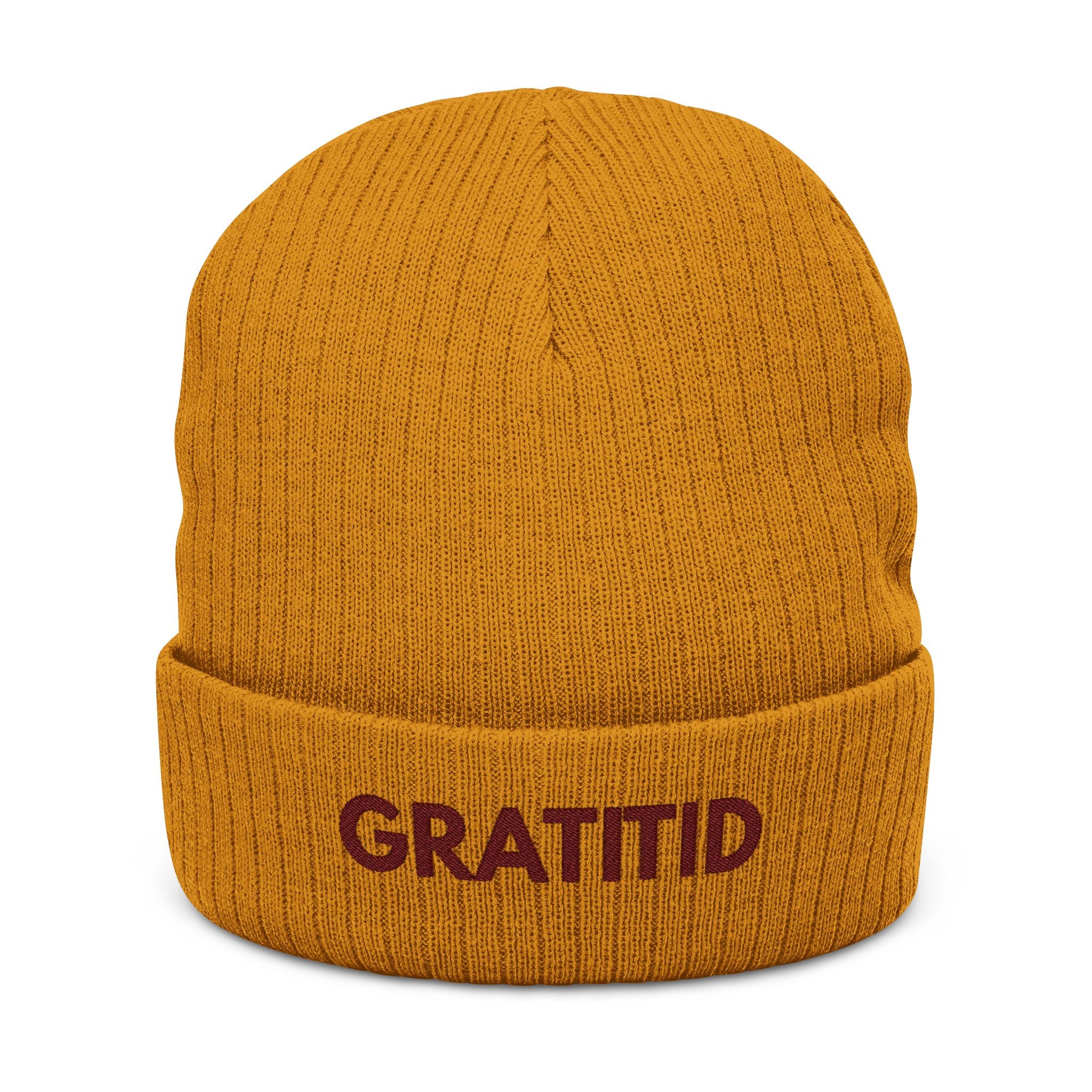 "GRATITID" Ribbed Beanie Design By CHENÈT