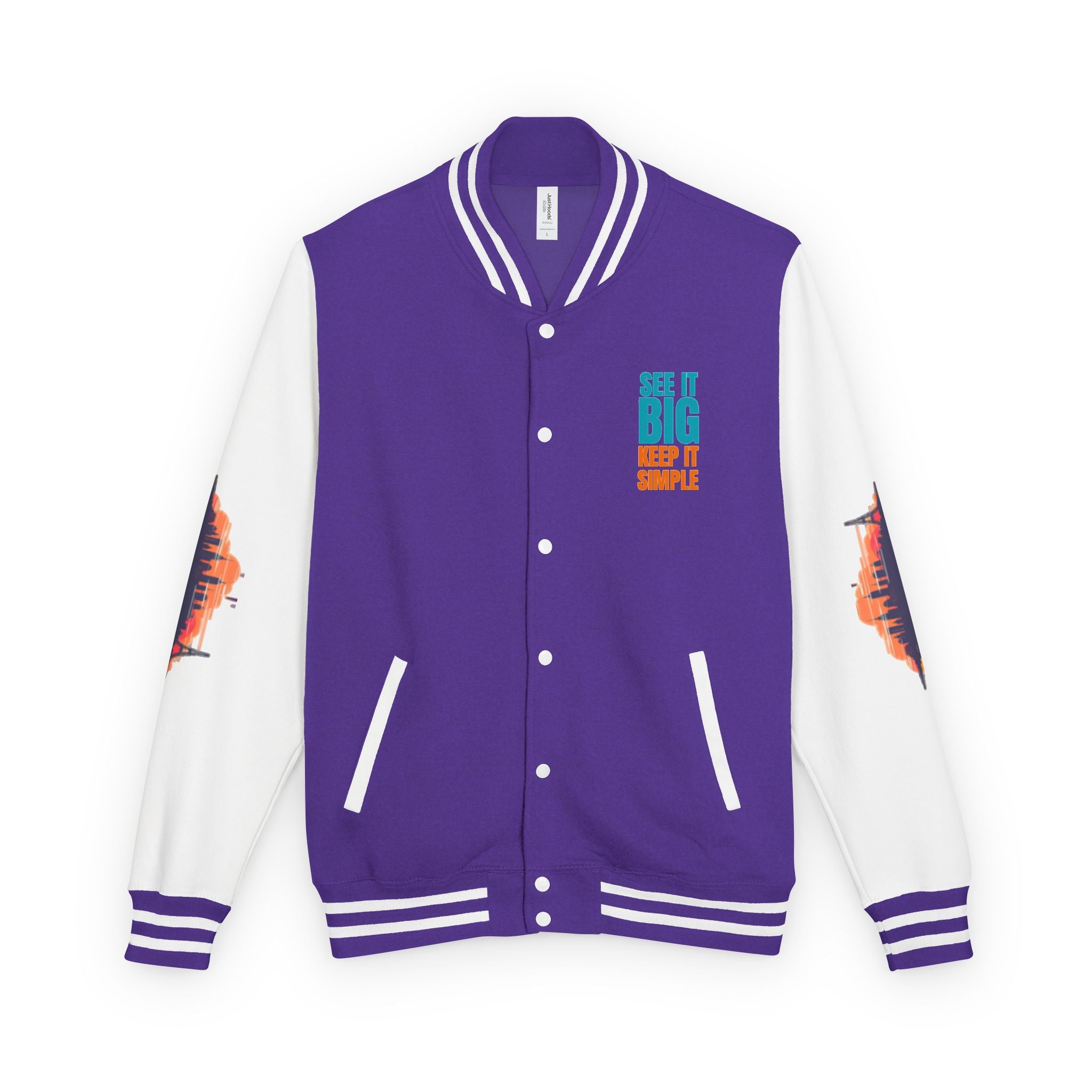 SIB-KIS Unisex Heavyweight Letterman Jacket Design by CHENÈT