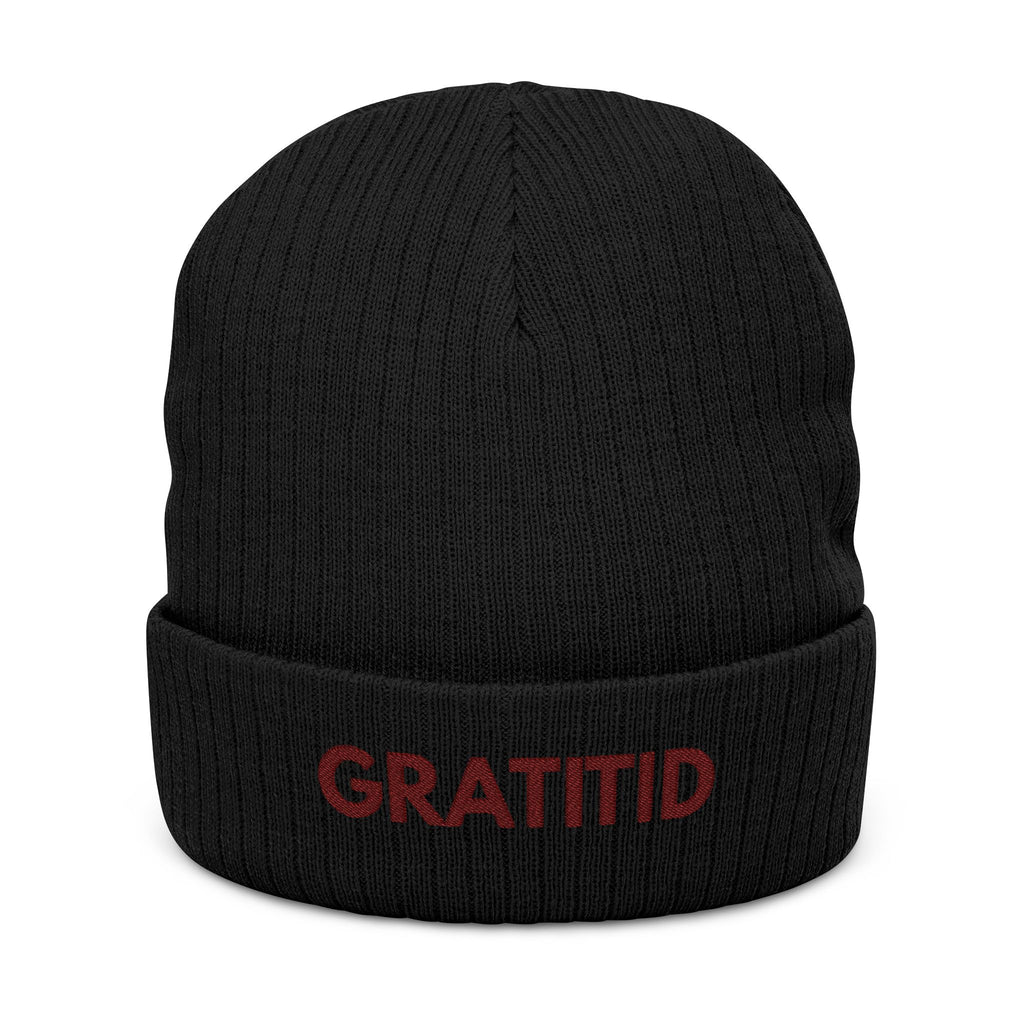 "GRATITID" Ribbed Beanie Design By CHENÈT