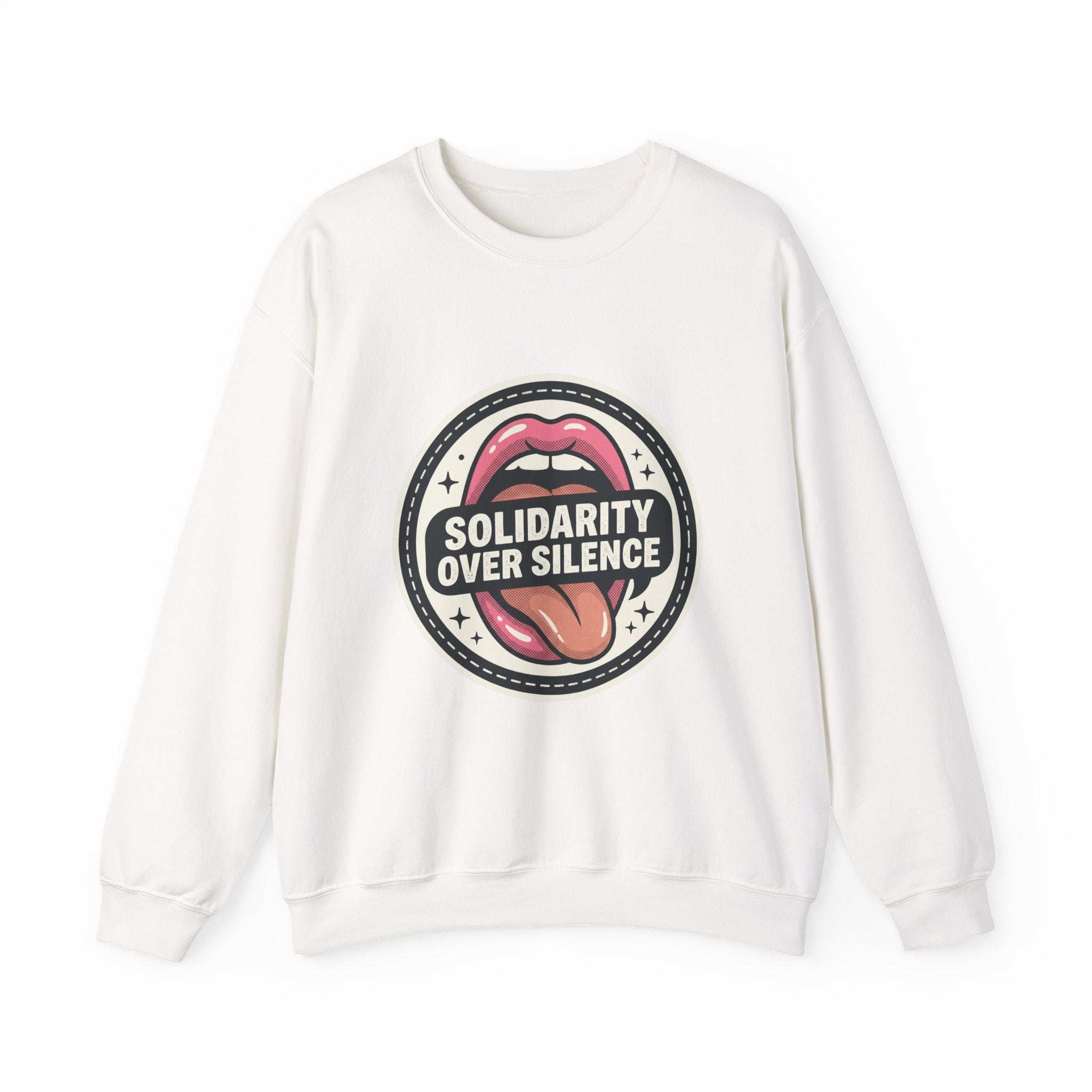 Solidarity Over Silence Crewneck Sweatshirt | Design By CHENÈT