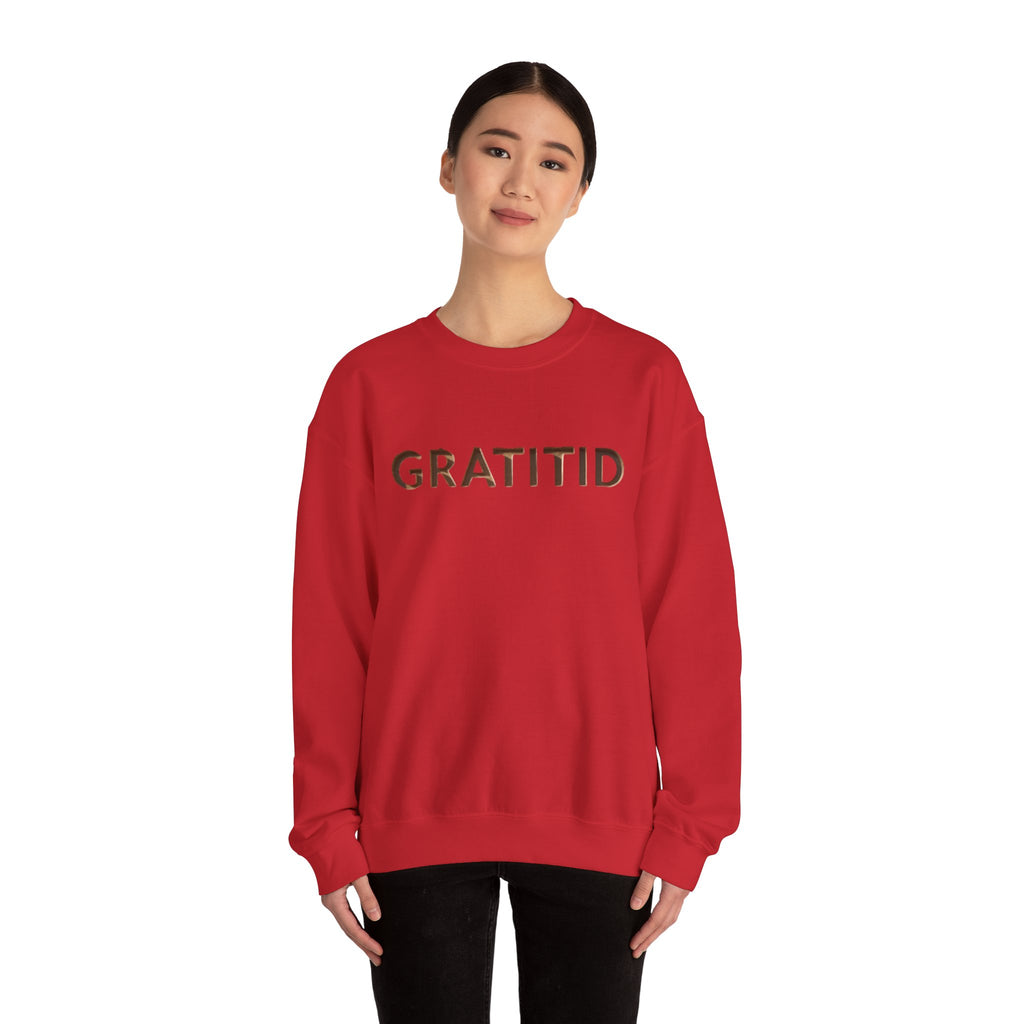 "GRATITID 1221" Crewneck Sweatshirt - Design by CHENÈT