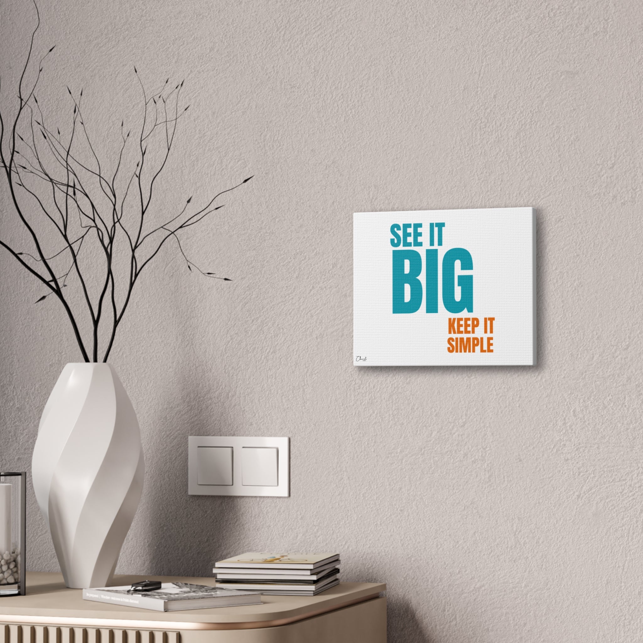 SIB-KIS Motivational Canvas Art Design By CHENÈT