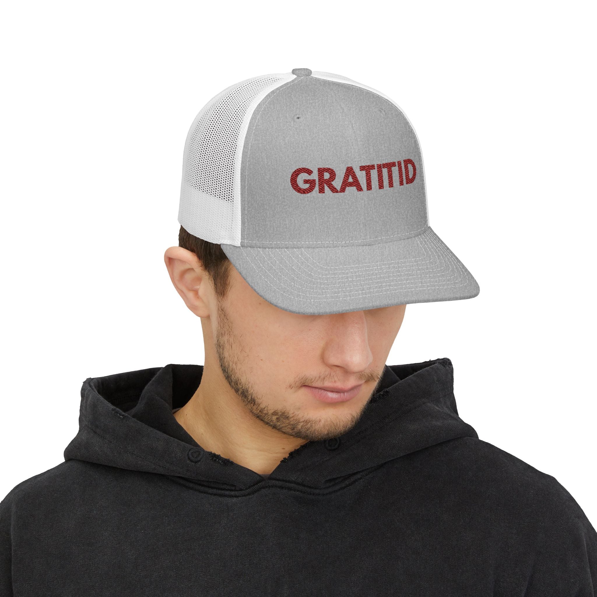 "GRATITID" Snapback Trucker Cap Design by CHENÈT