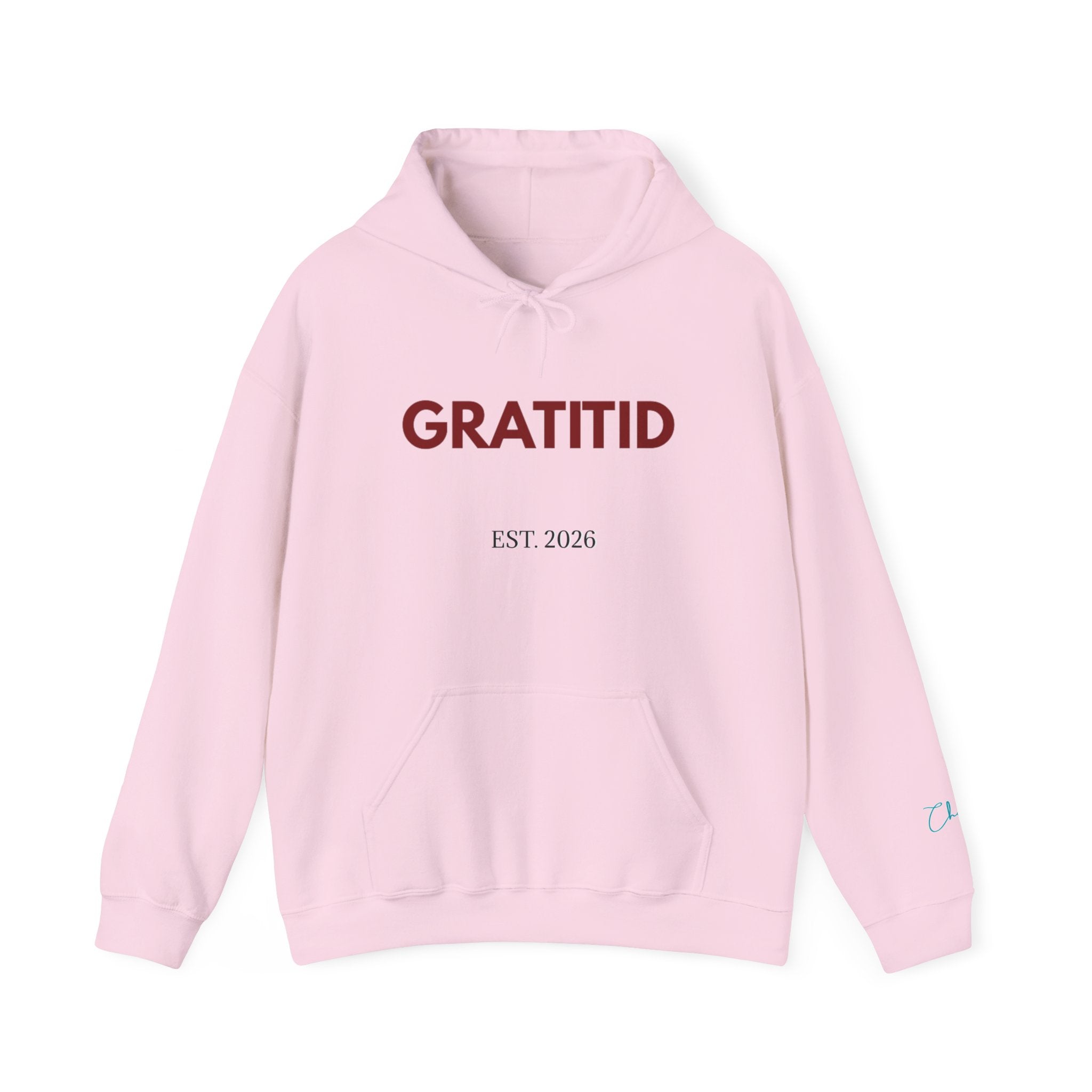 "GRATITID 1012" Hoodie - Unisex Heavy Blend Design by CHENÈT