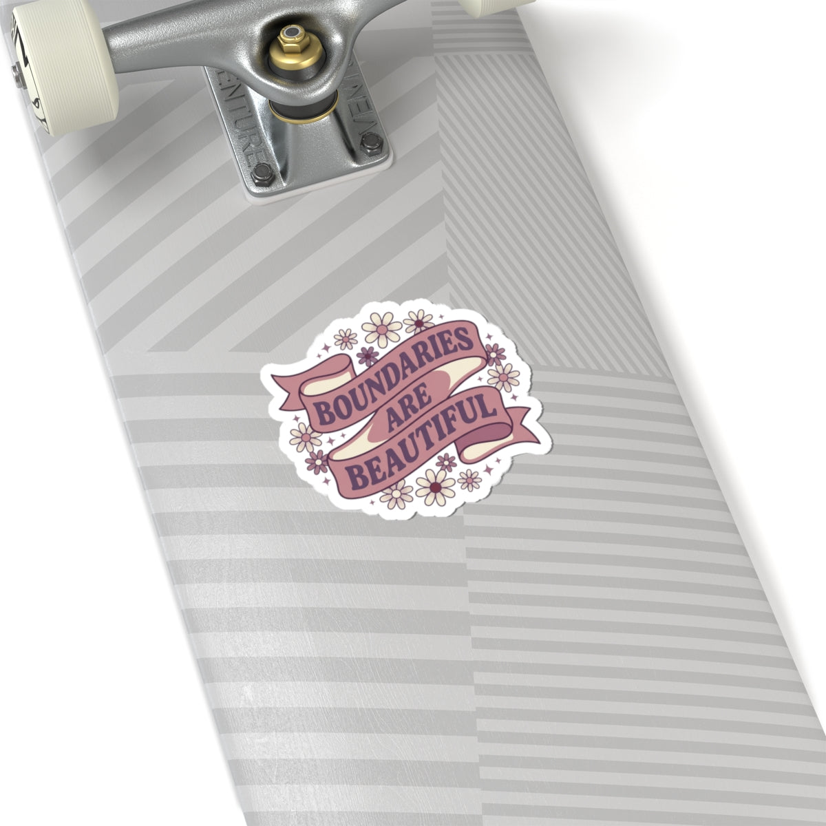 Boundaries Are Beautiful Kiss-Cut Sticker | Design By CHENÈT