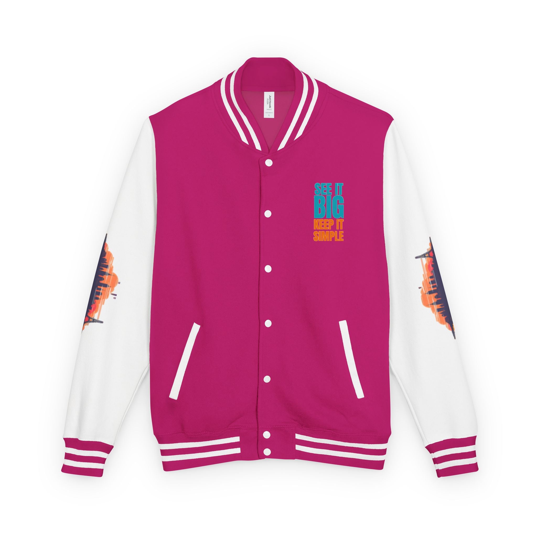 SIB-KIS Unisex Heavyweight Letterman Jacket Design by CHENÈT