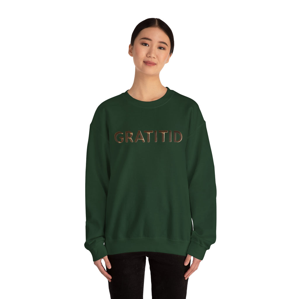 "GRATITID 1221" Crewneck Sweatshirt - Design by CHENÈT