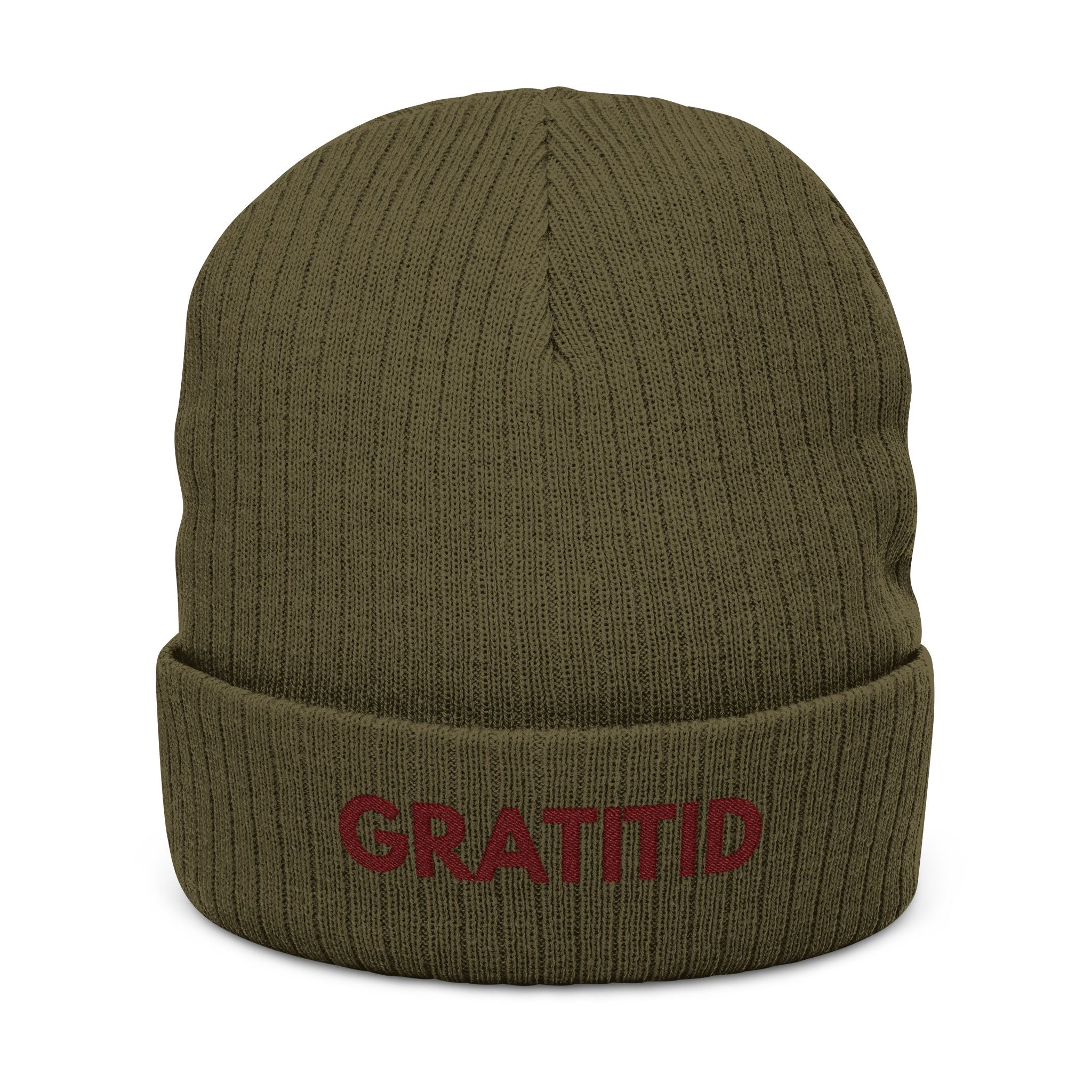 "GRATITID" Ribbed Beanie Design By CHENÈT