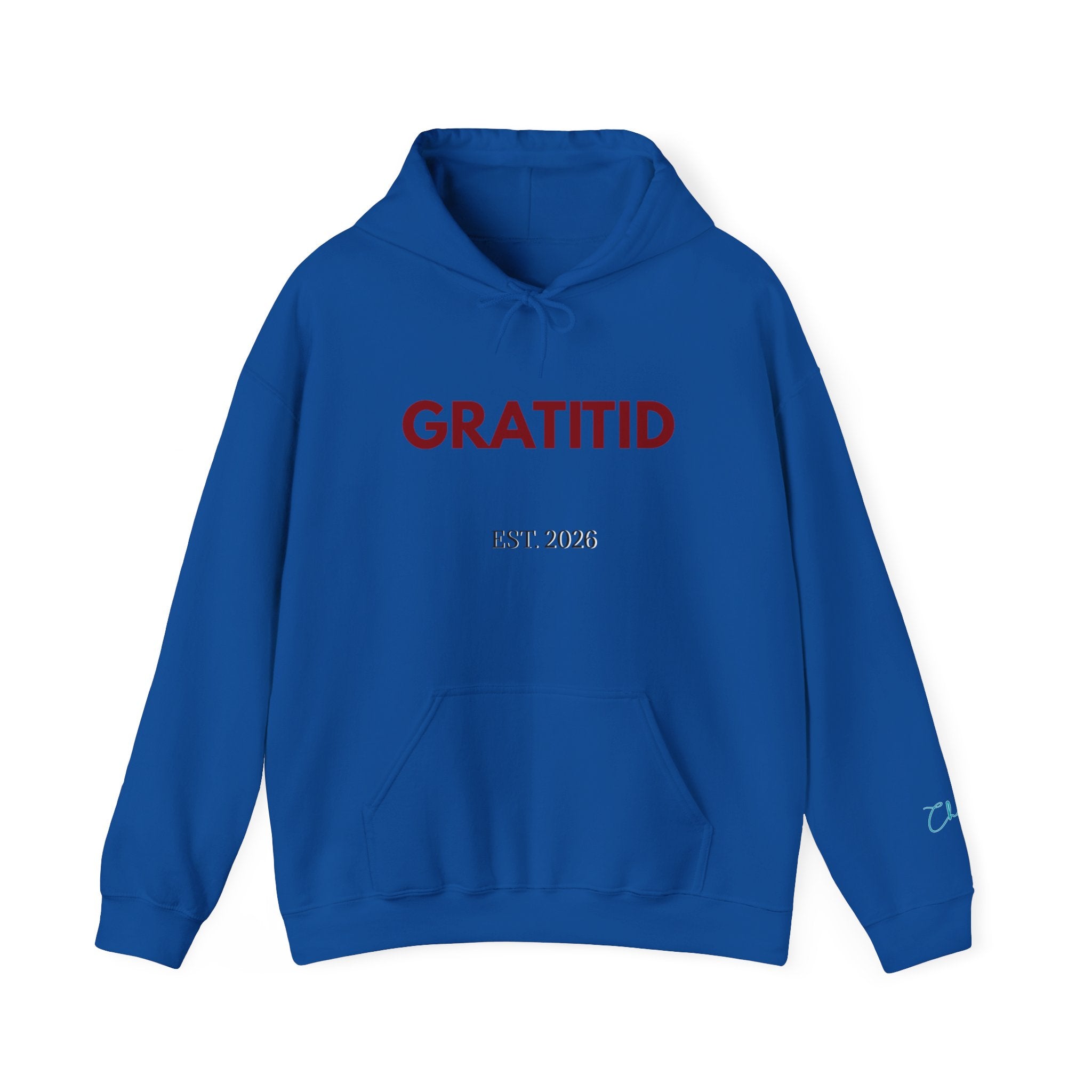 "GRATITID 1012" Hoodie - Unisex Heavy Blend Design by CHENÈT
