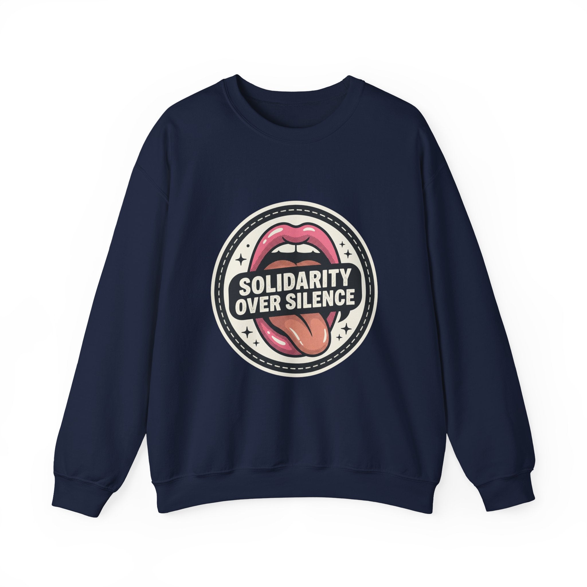 Solidarity Over Silence Crewneck Sweatshirt | Design By CHENÈT