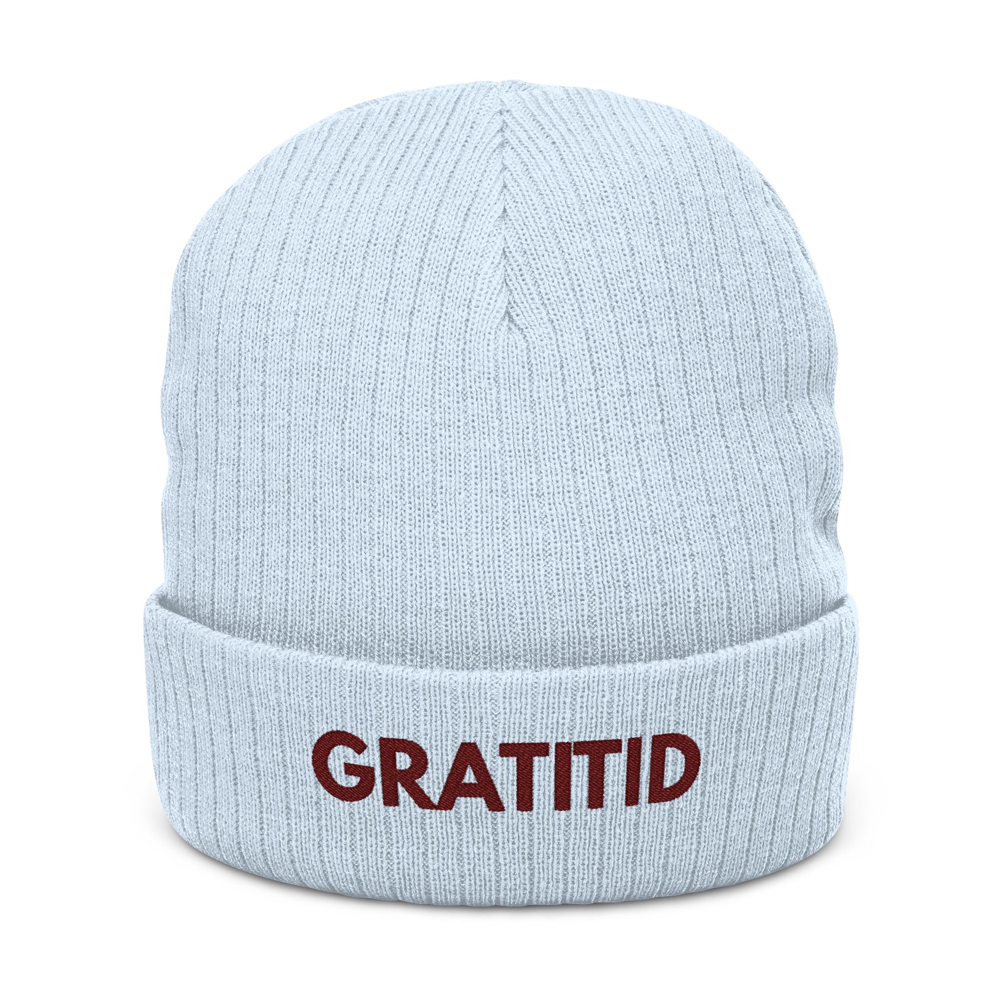 "GRATITID" Ribbed Beanie Design By CHENÈT