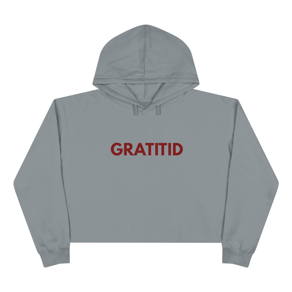 "GRATITID 0108" Crop Hoodie Design by CHENÈT
