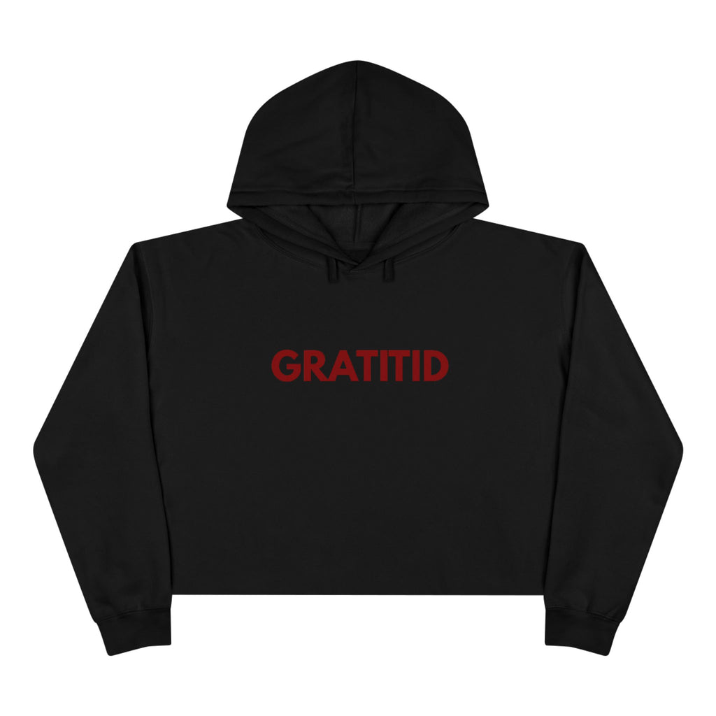 "GRATITID 0108" Crop Hoodie Design by CHENÈT
