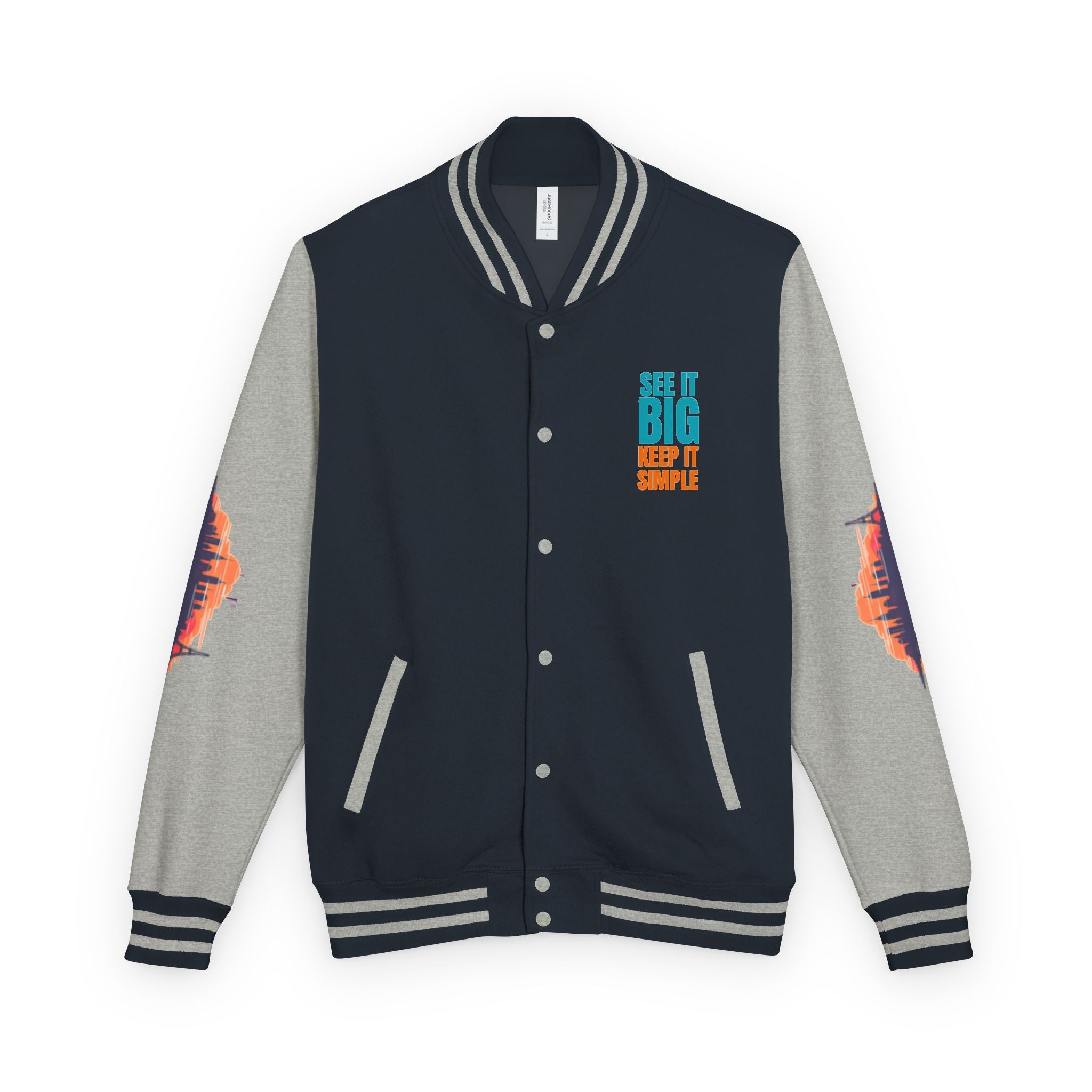 SIB-KIS Unisex Heavyweight Letterman Jacket Design by CHENÈT