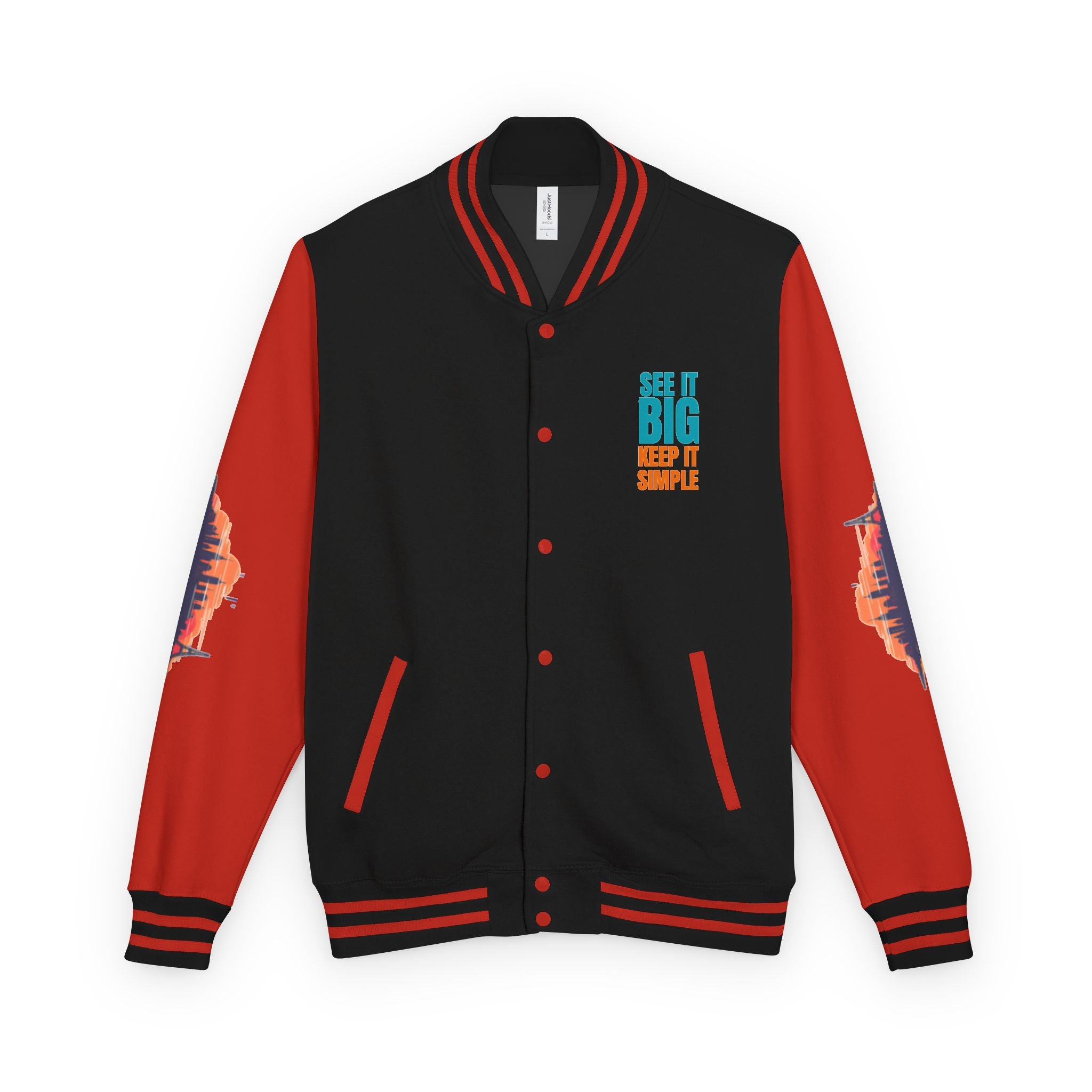 SIB-KIS Unisex Heavyweight Letterman Jacket Design by CHENÈT