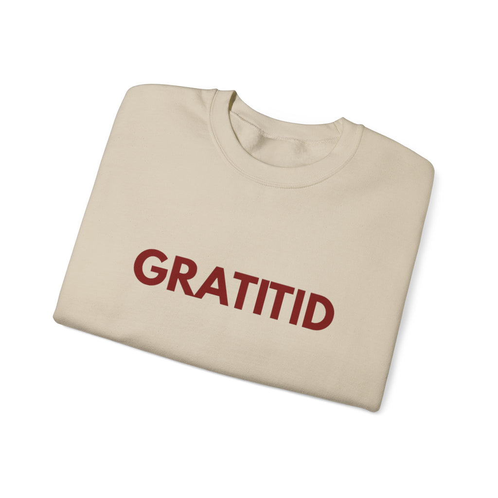 "GRATITID 1012" Crewneck Sweatshirt - Design by CHENÈT
