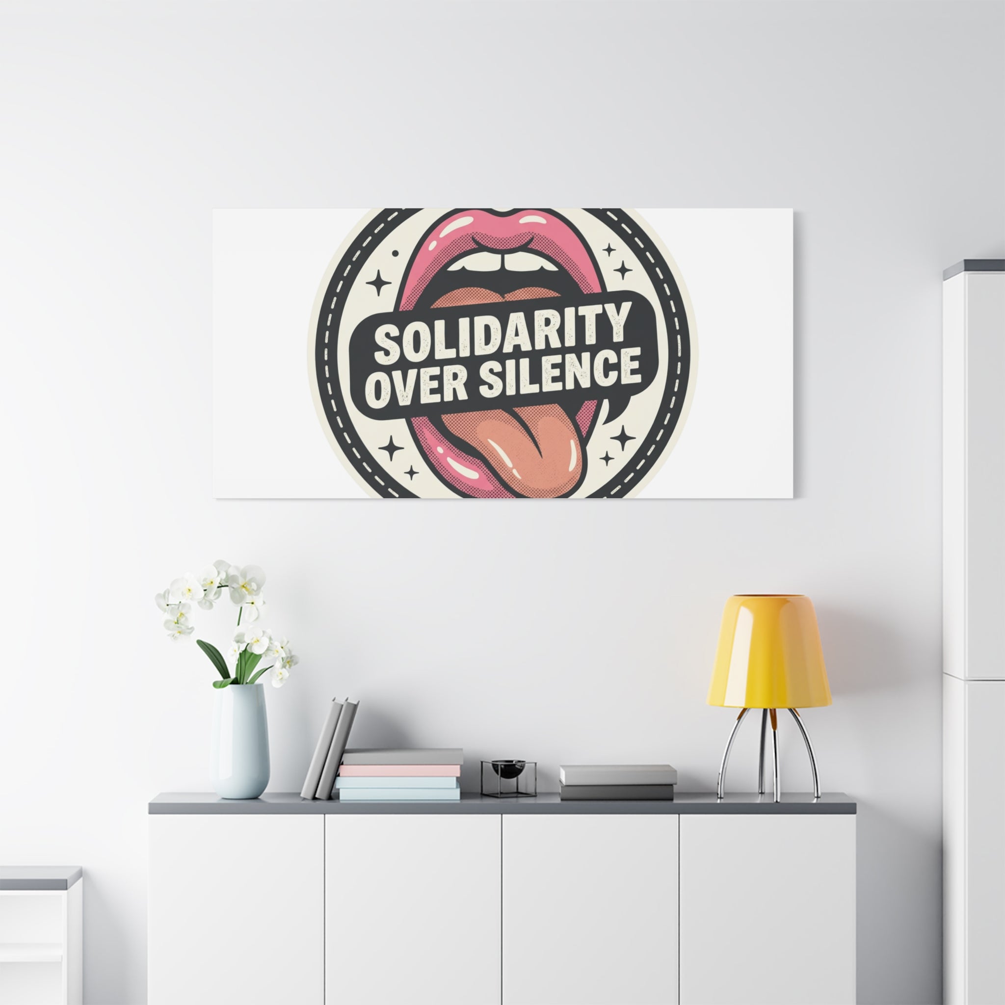 Solidarity Over Silence Canvas | Design By CHENÈT