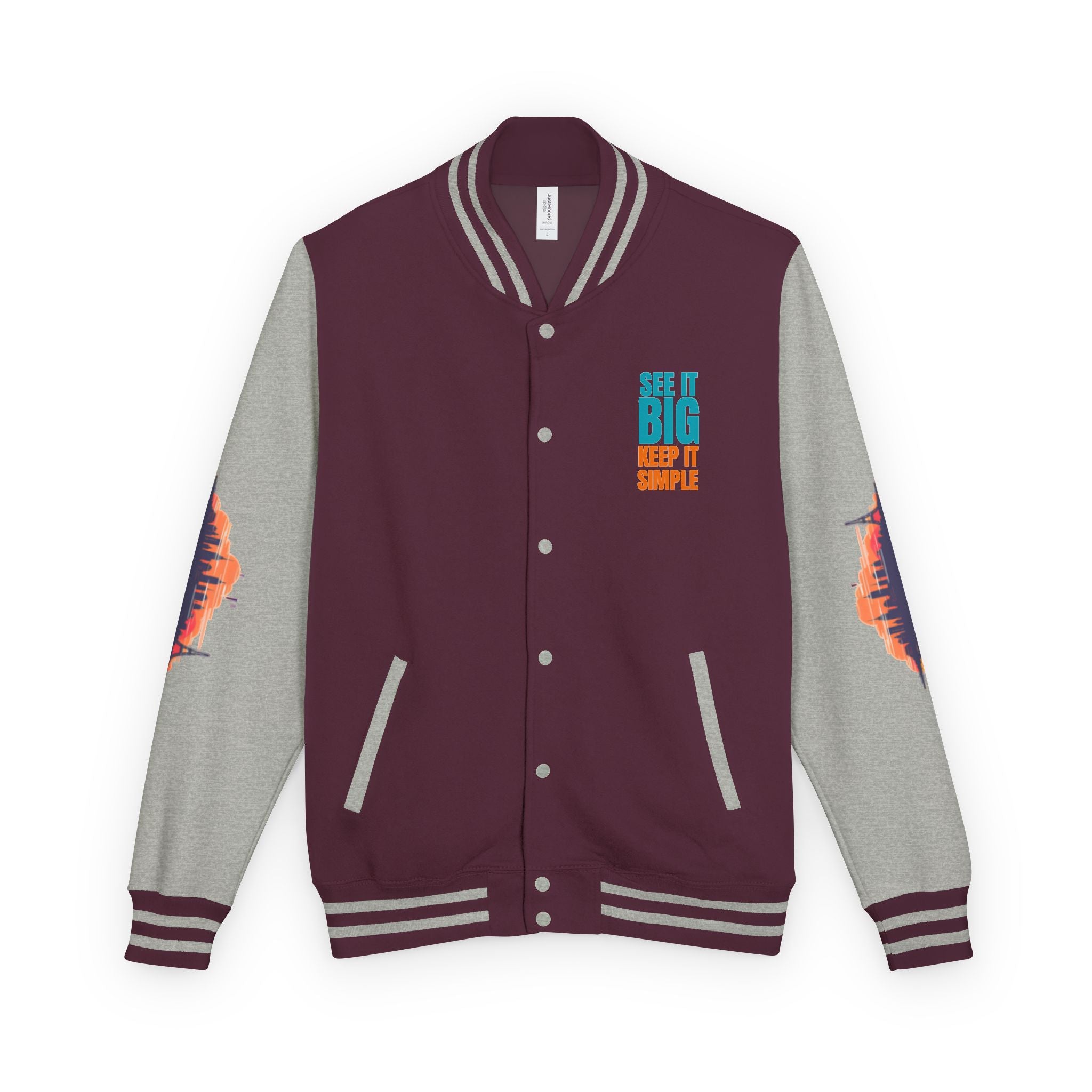 SIB-KIS Unisex Heavyweight Letterman Jacket Design by CHENÈT