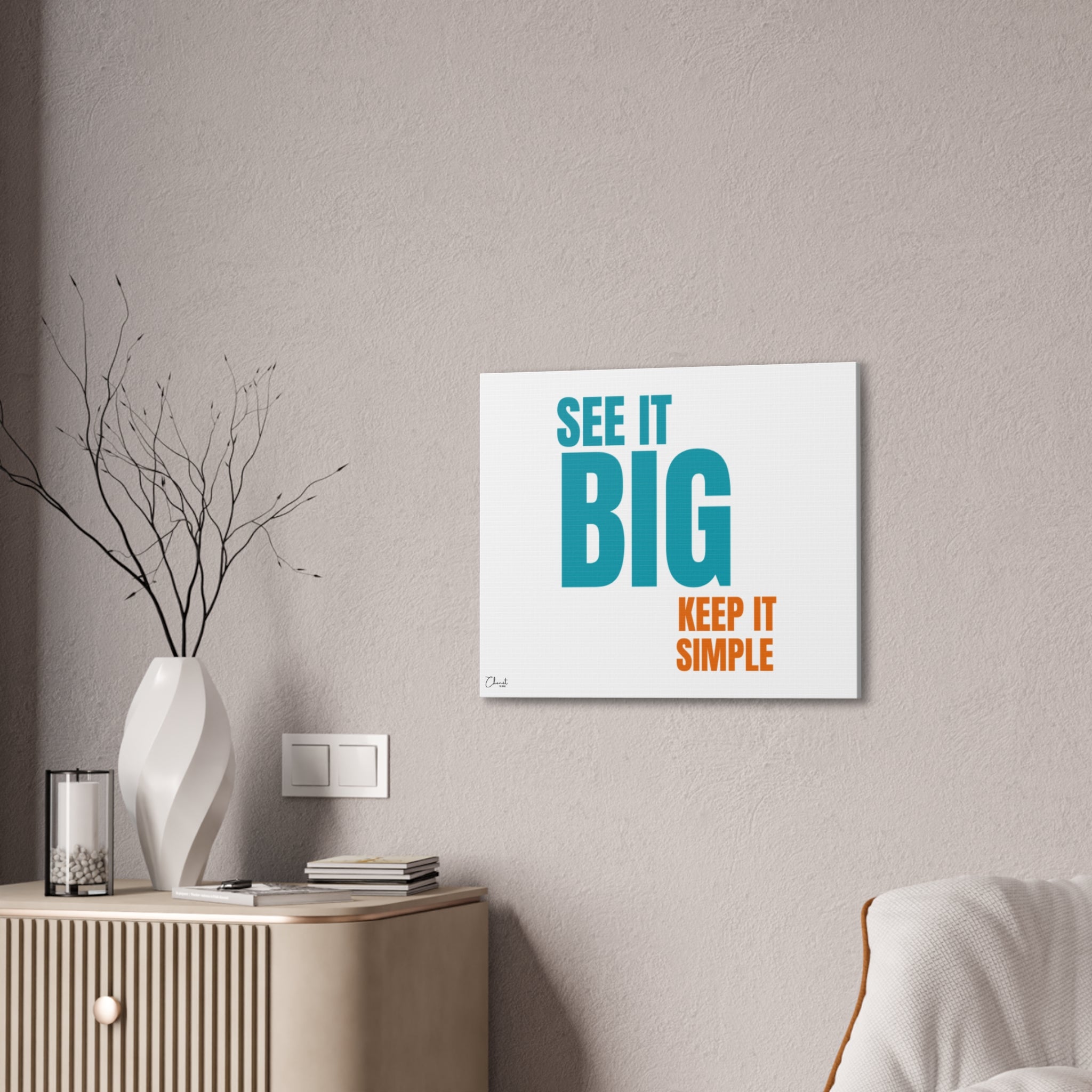 SIB-KIS Motivational Canvas Art Design By CHENÈT