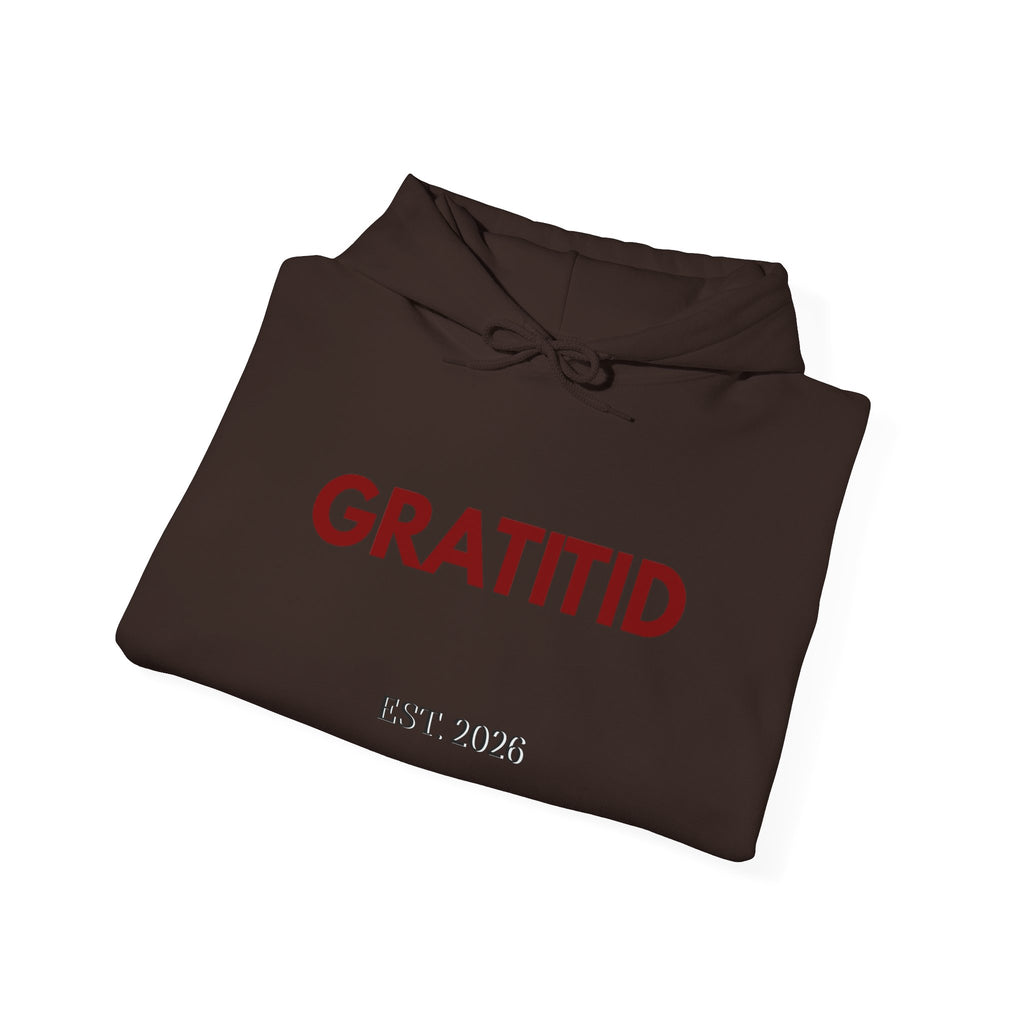 "GRATITID 1012" Hoodie - Unisex Heavy Blend Design by CHENÈT