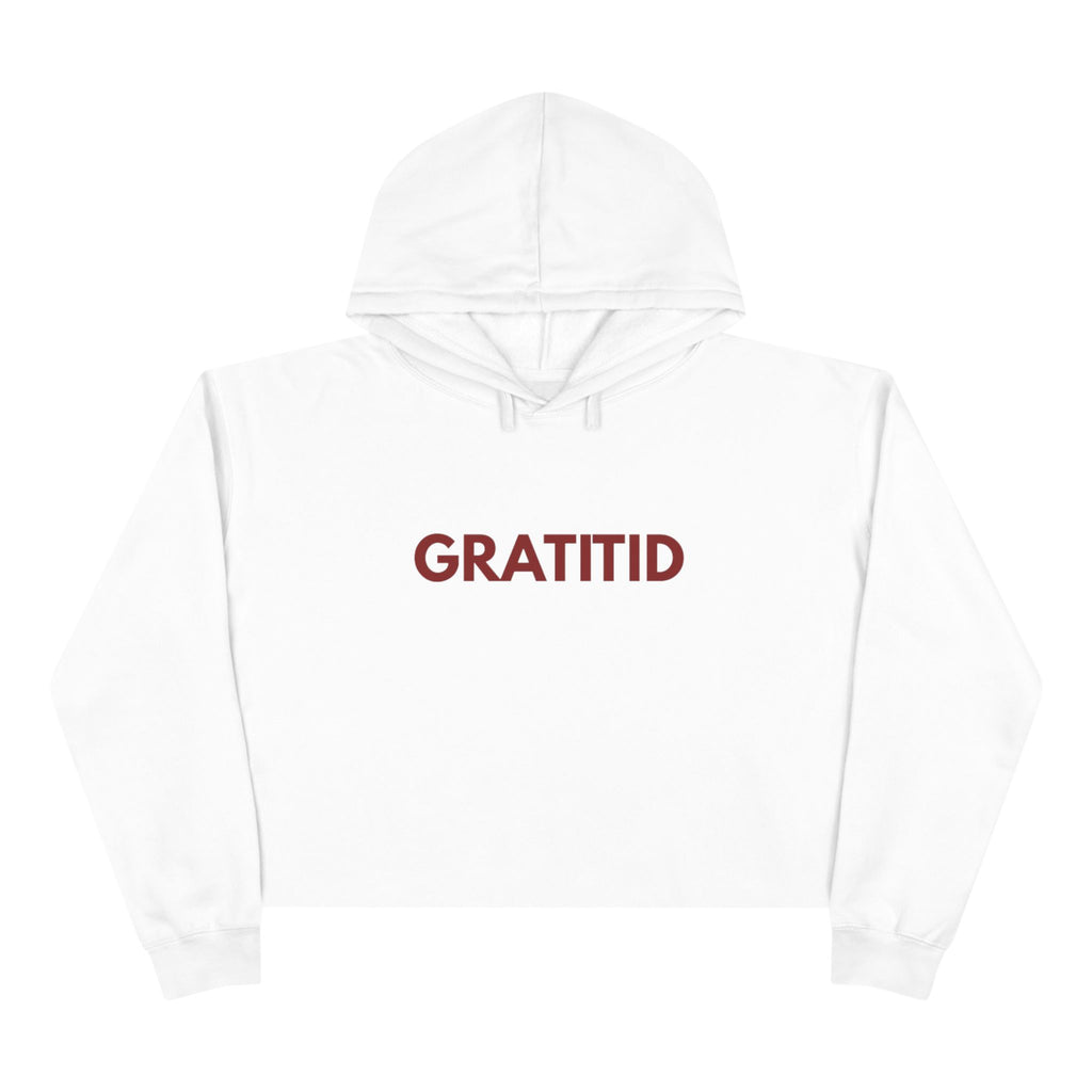 "GRATITID 0108" Crop Hoodie Design by CHENÈT