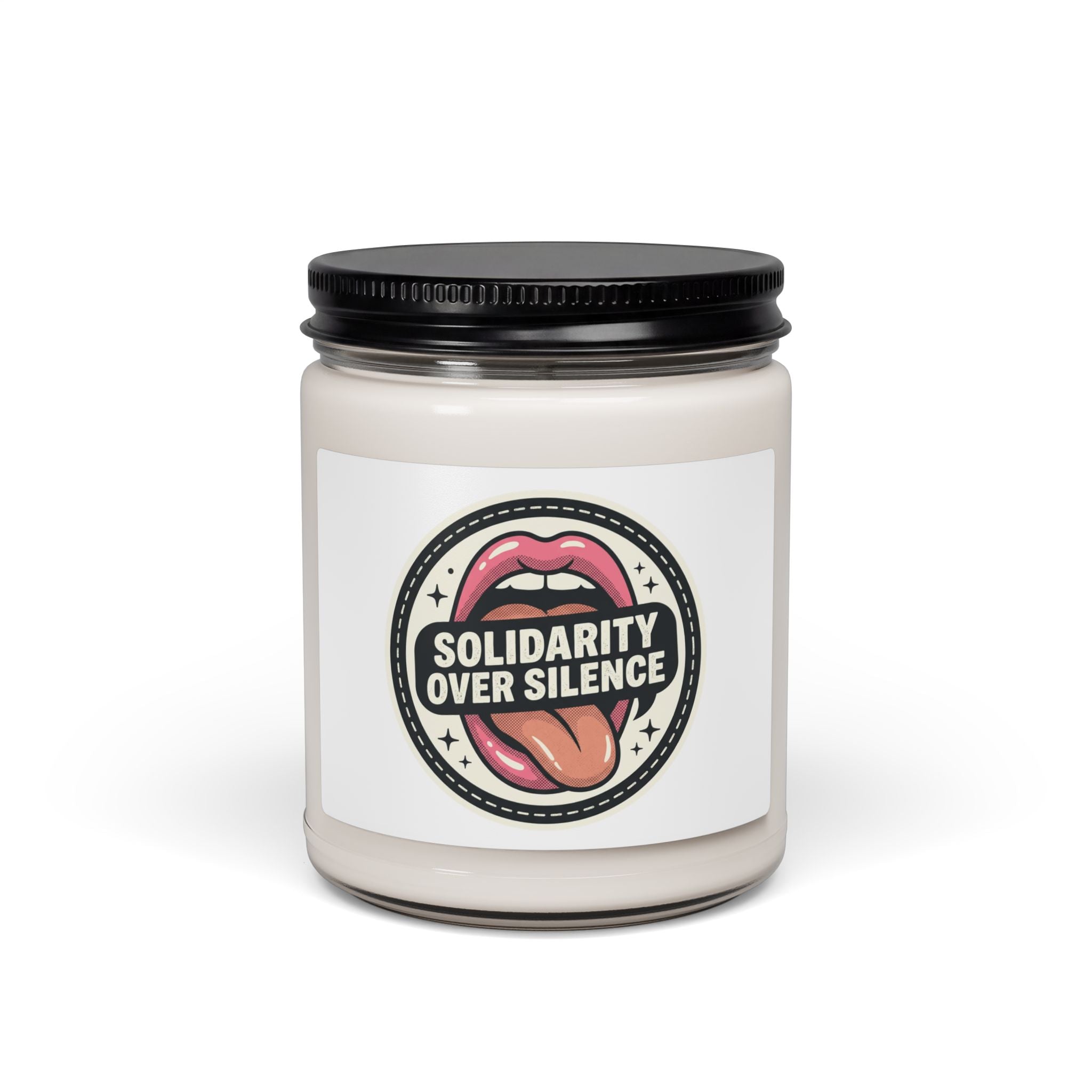 Solidarity Over Silence Scented Soy Candle | Design By CHENÈT