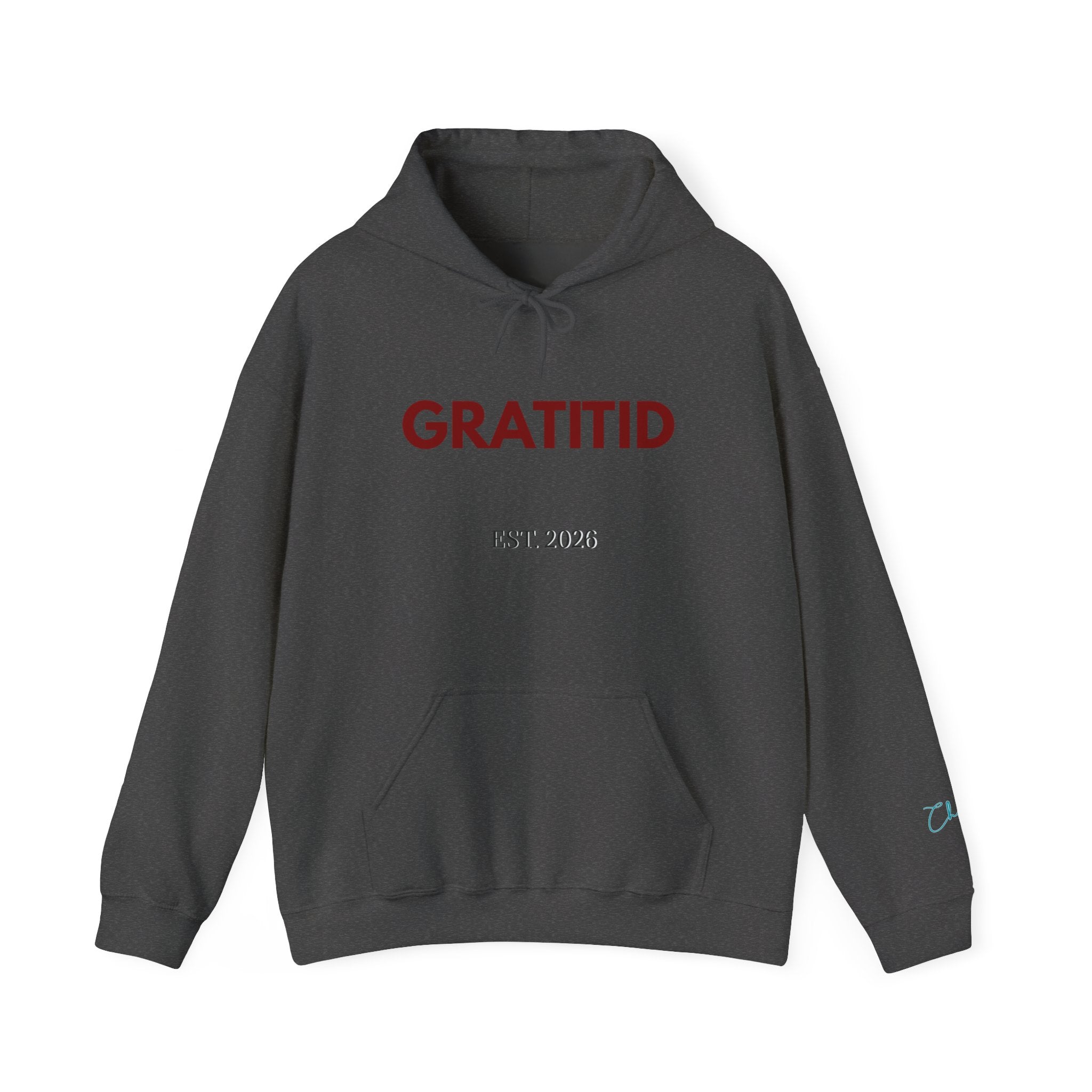 "GRATITID 1012" Hoodie - Unisex Heavy Blend Design by CHENÈT