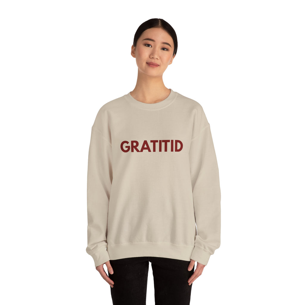 "GRATITID 1012" Crewneck Sweatshirt - Design by CHENÈT