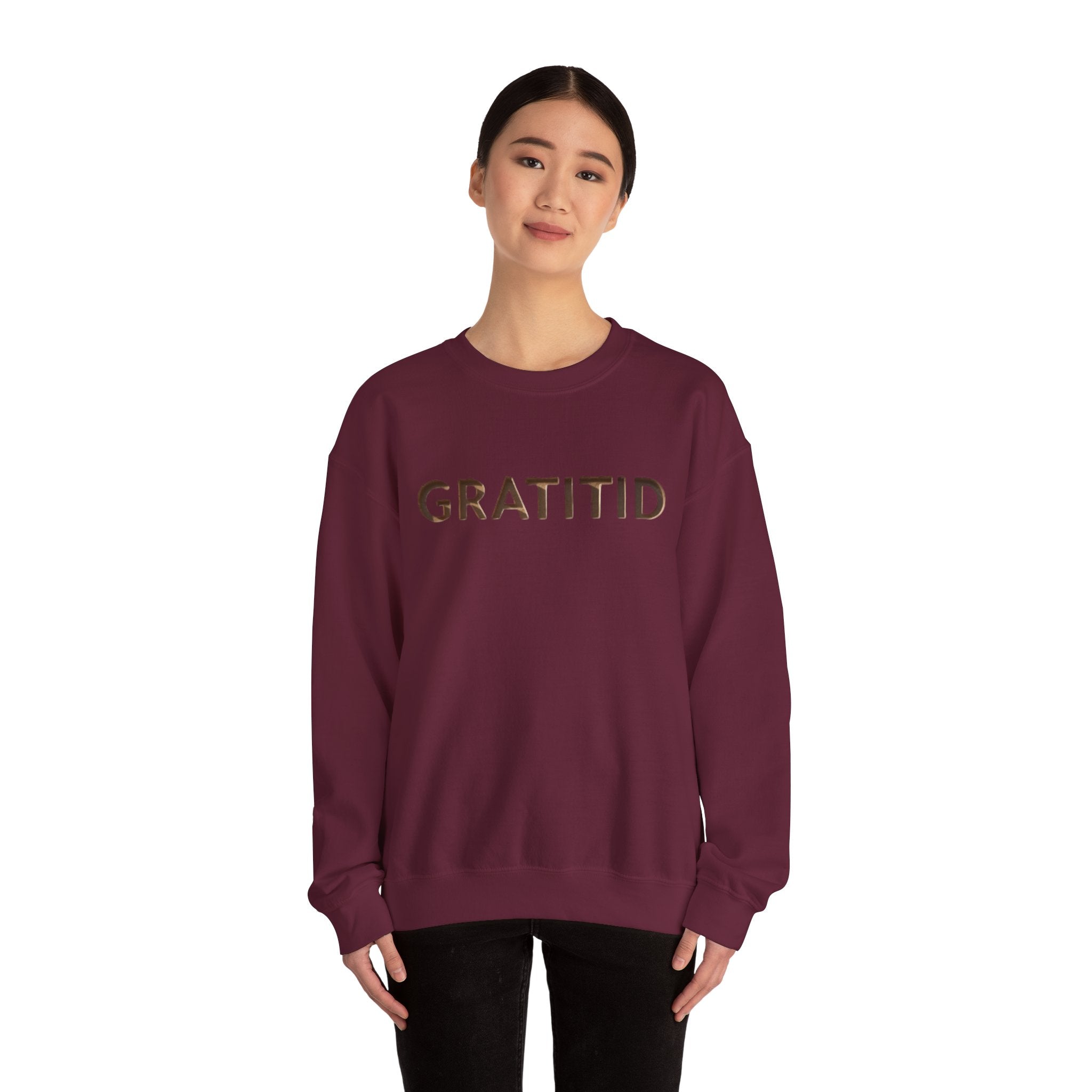 "GRATITID 1221" Crewneck Sweatshirt - Design by CHENÈT