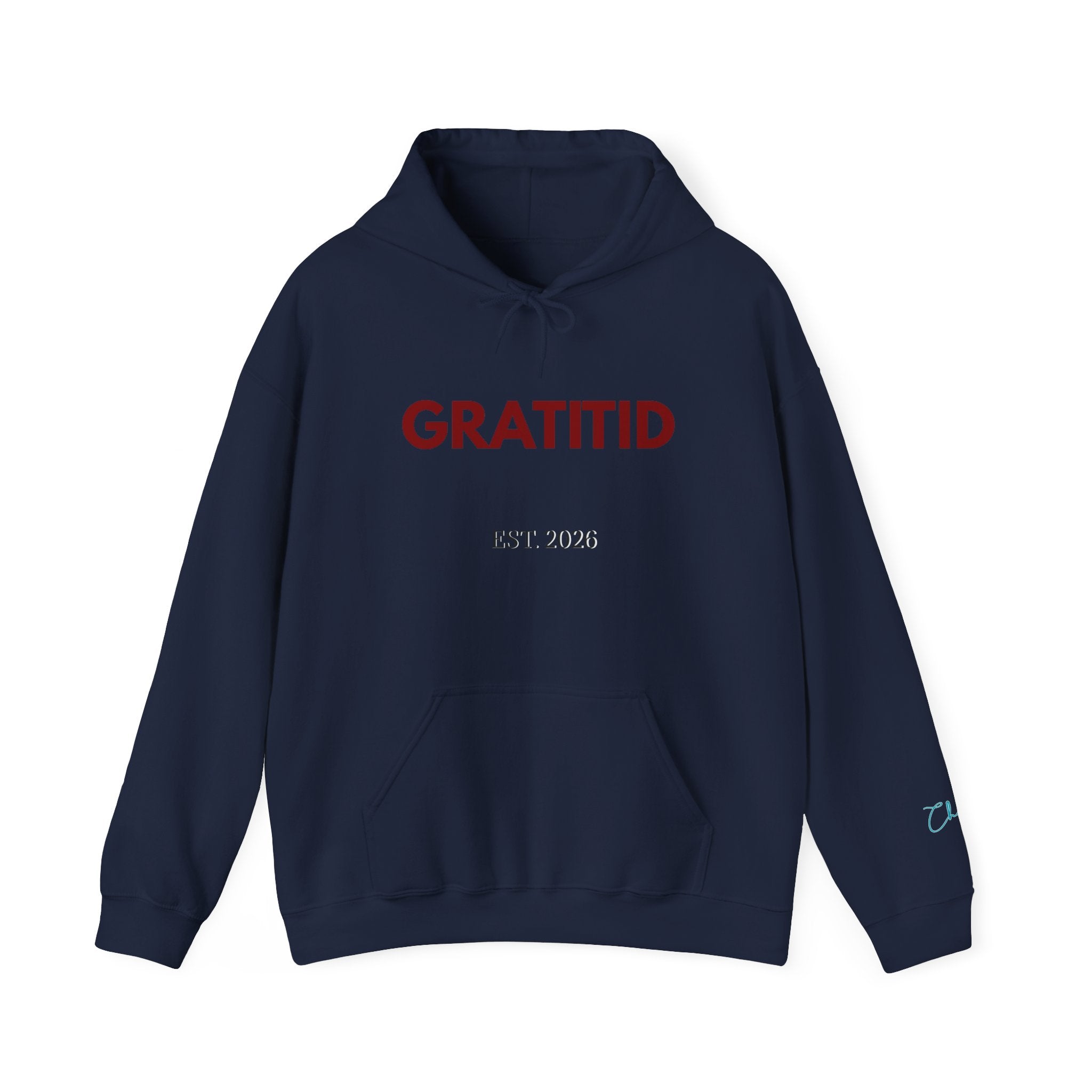 "GRATITID 1012" Hoodie - Unisex Heavy Blend Design by CHENÈT