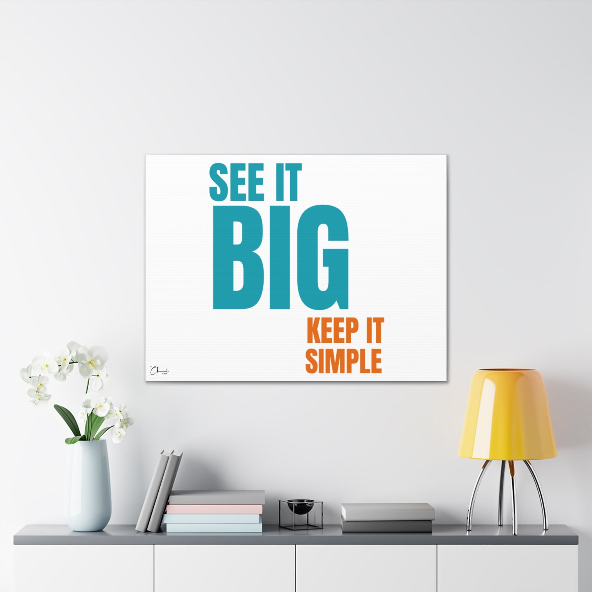 SIB-KIS Motivational Canvas Art Design By CHENÈT