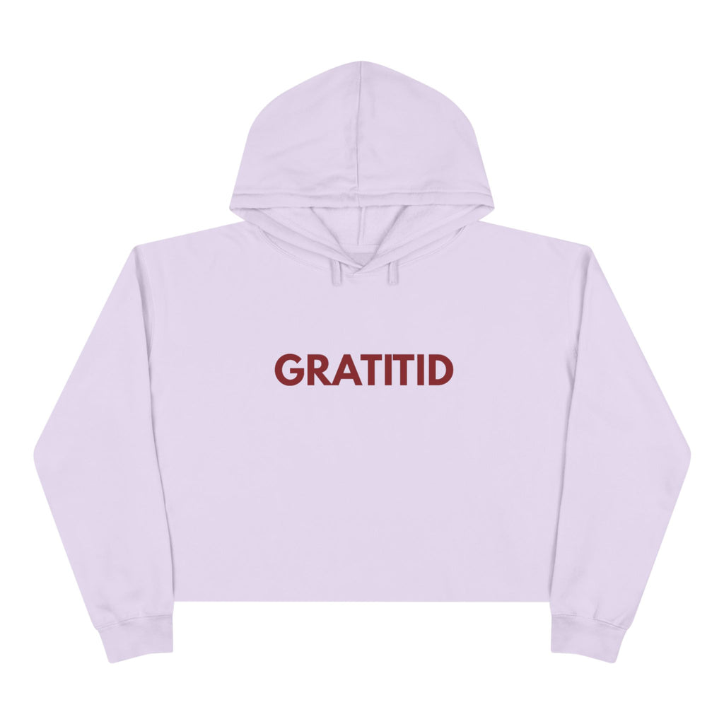 "GRATITID 0108" Crop Hoodie Design by CHENÈT